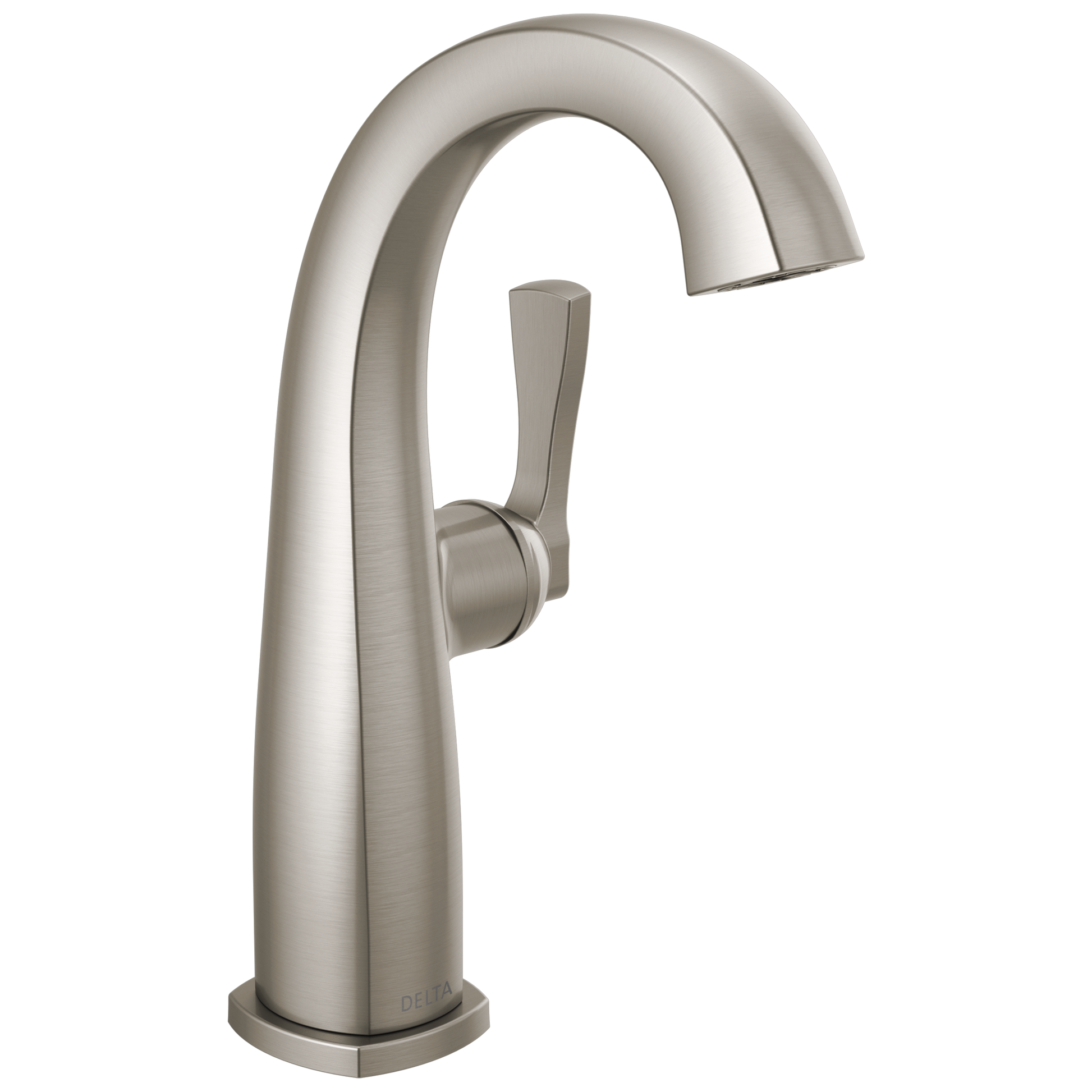 Delta Stryke 677 Single Handle Mid-Height Bathroom Faucet - Lumicoat Stainless