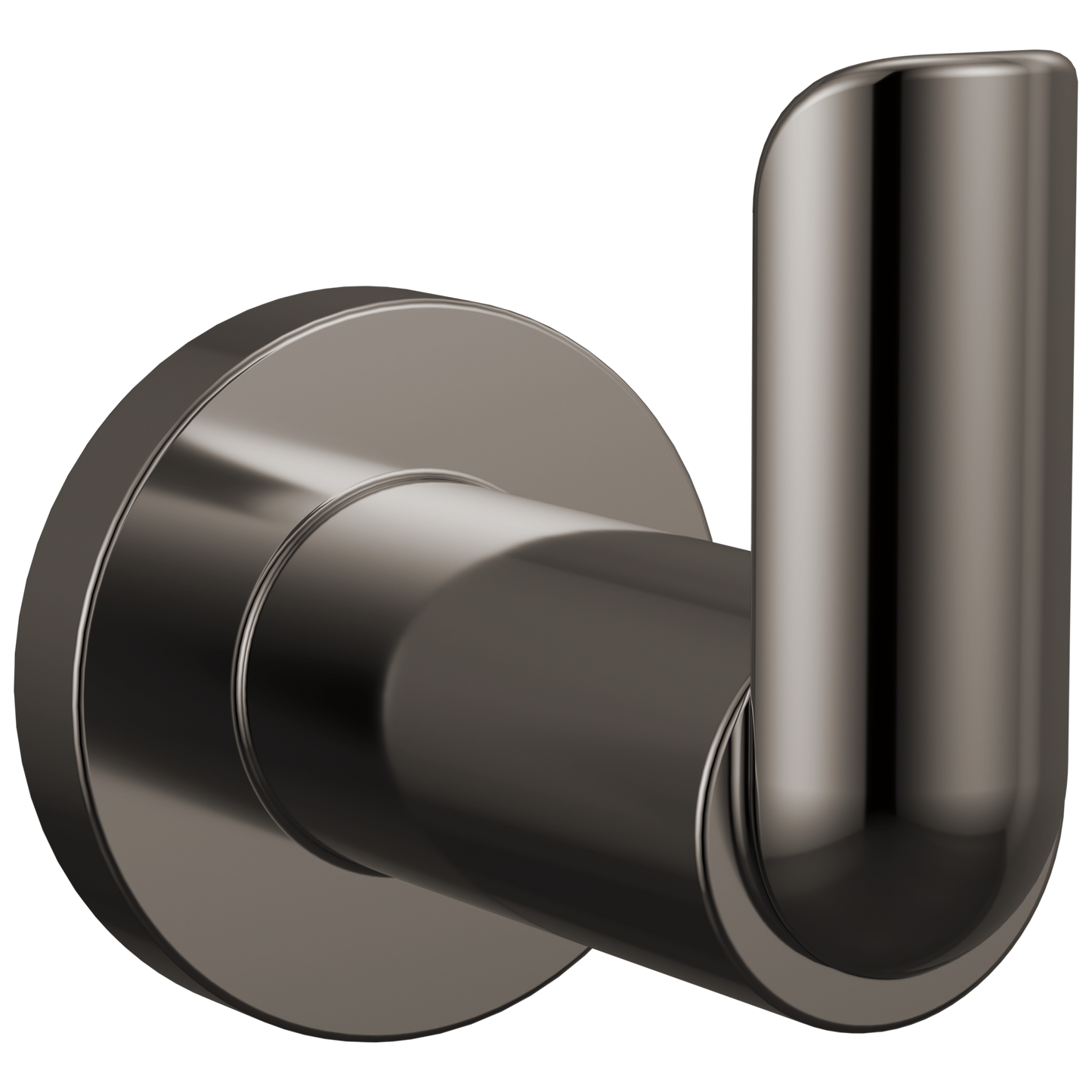 Brizo Roccesco 6934110 Single Robe Hook - Brilliance Black Onyx