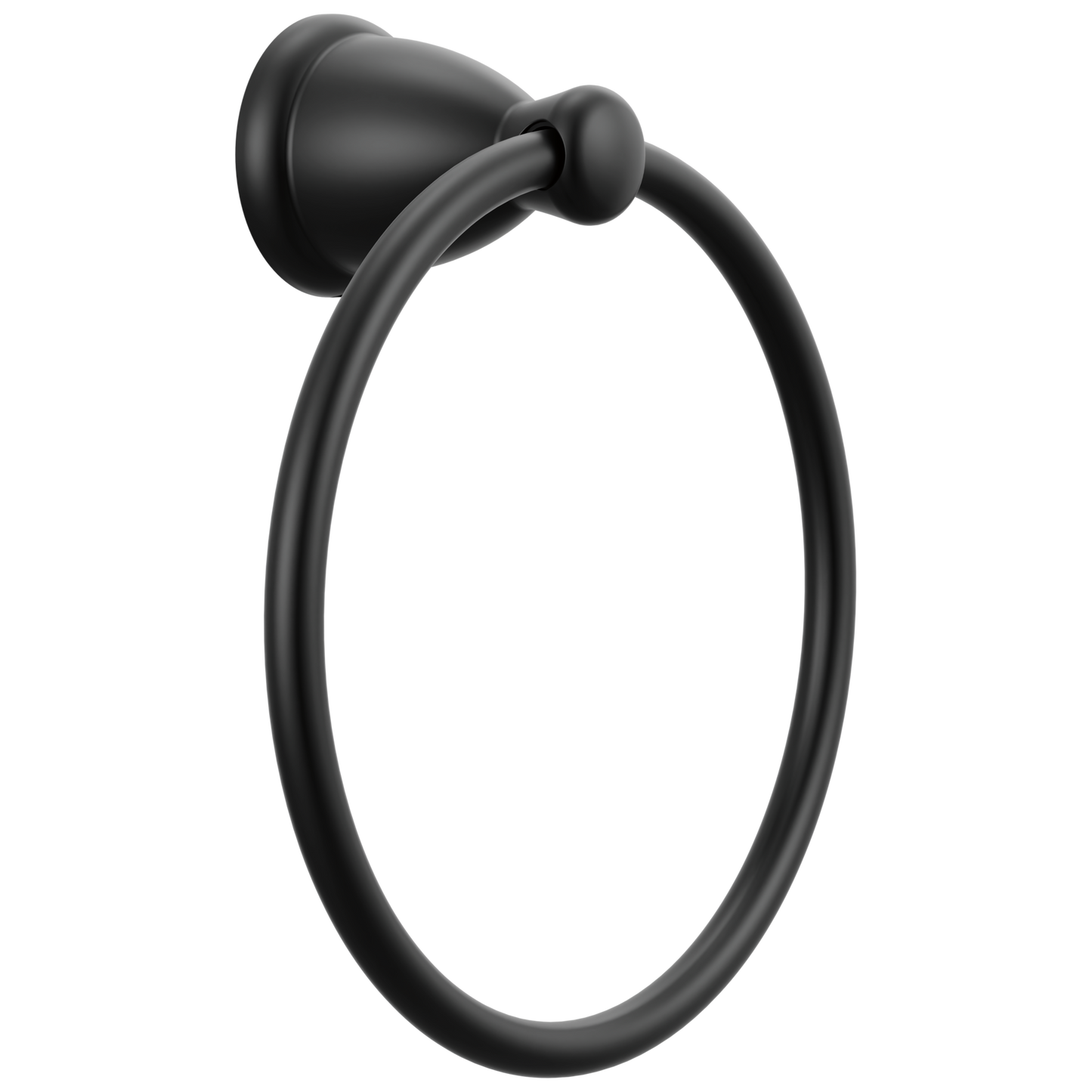 Delta Foundations 71146 Towel Ring - Matte Black