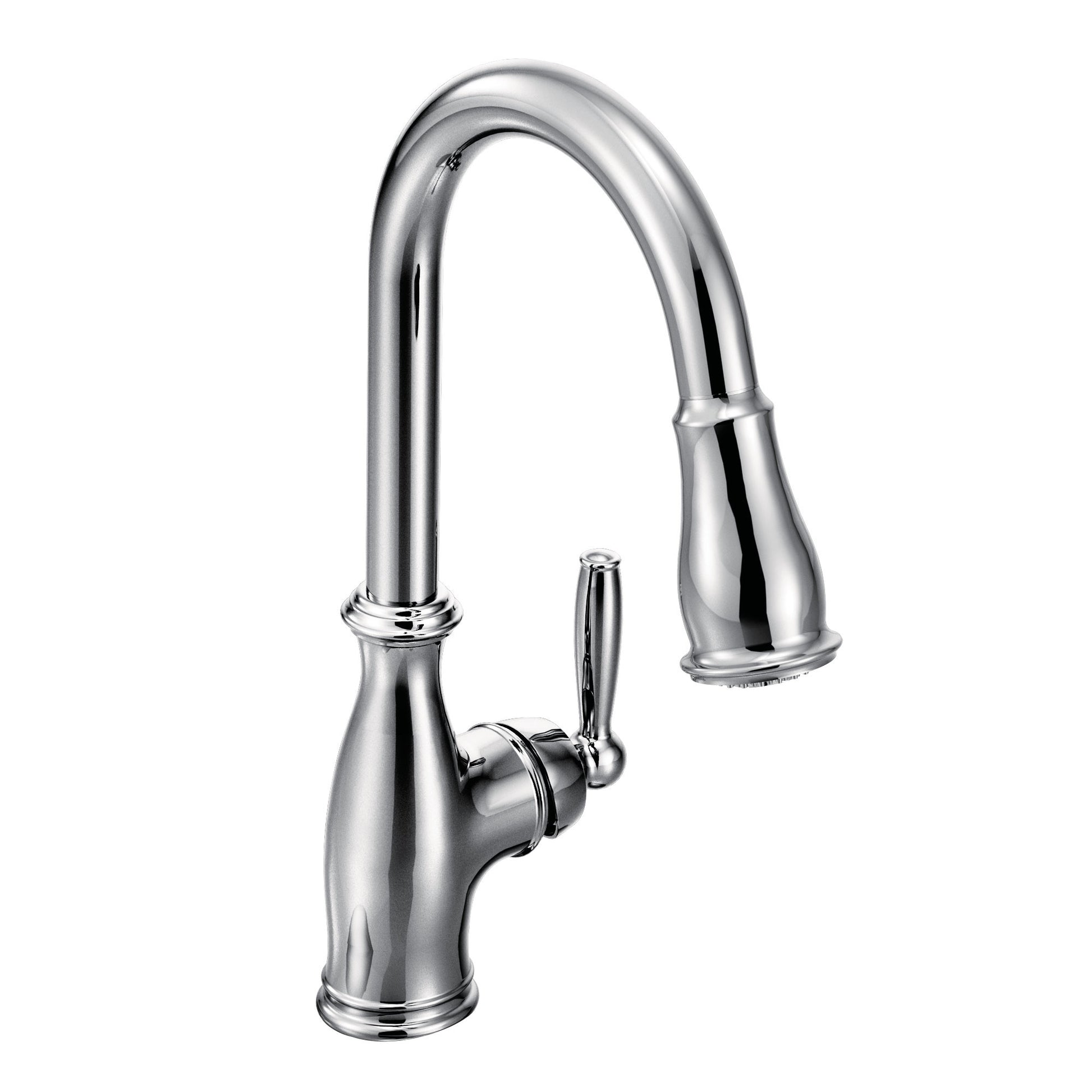 one-handle pulldown kitchen faucet