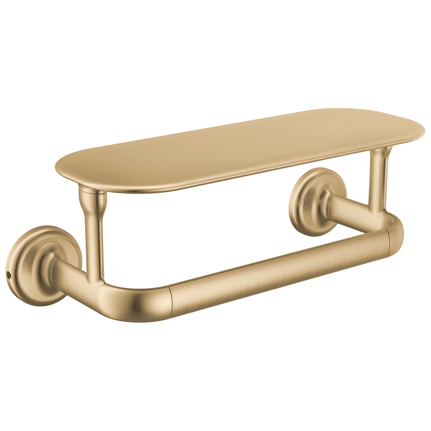Delta Bonacci 74508 8" Towel Bar with Shelf - Champagne Bronze