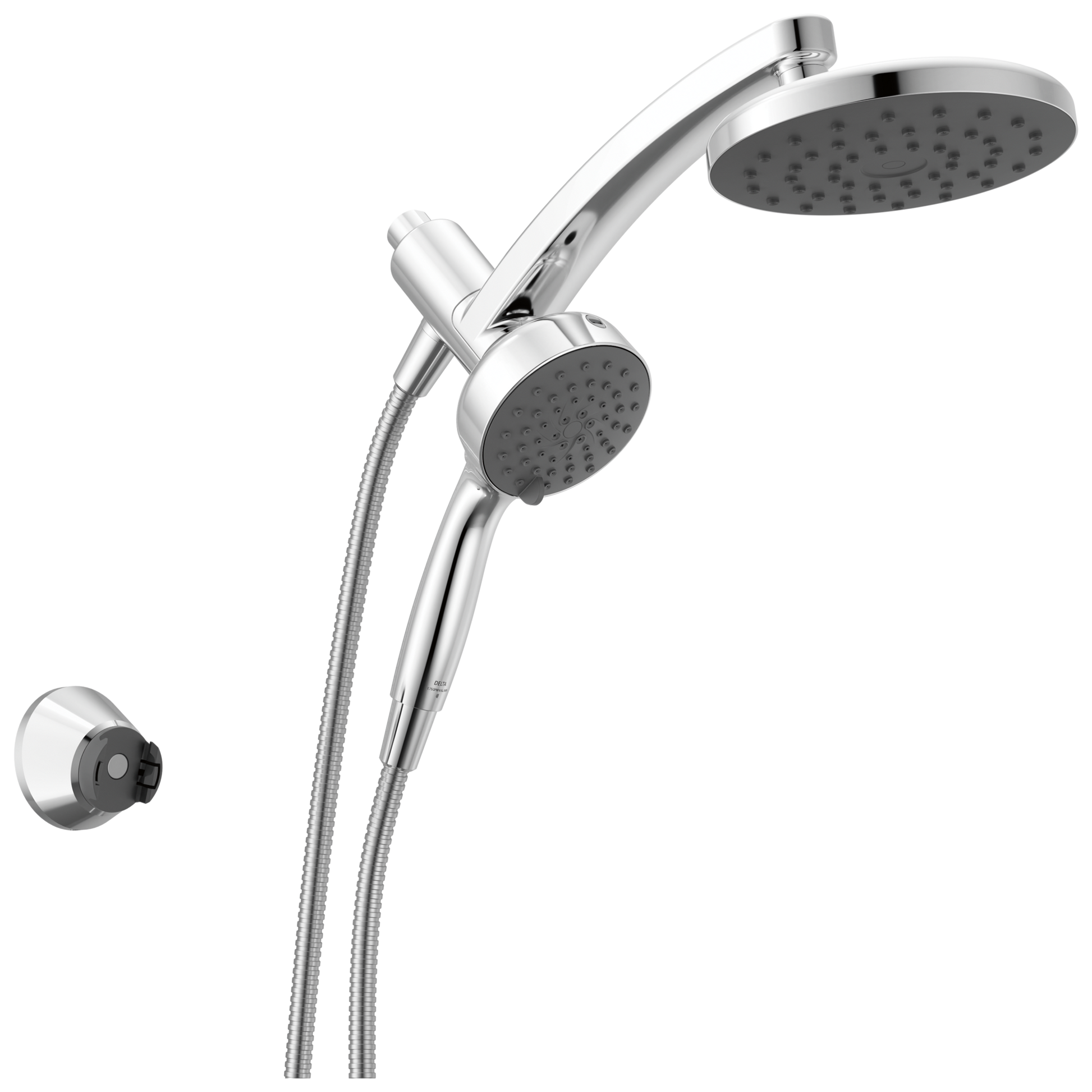 Delta Universal Showering Components 75648 PivotPro 3-in-1 Combination Shower with TouchClean Spray Face - Chrome