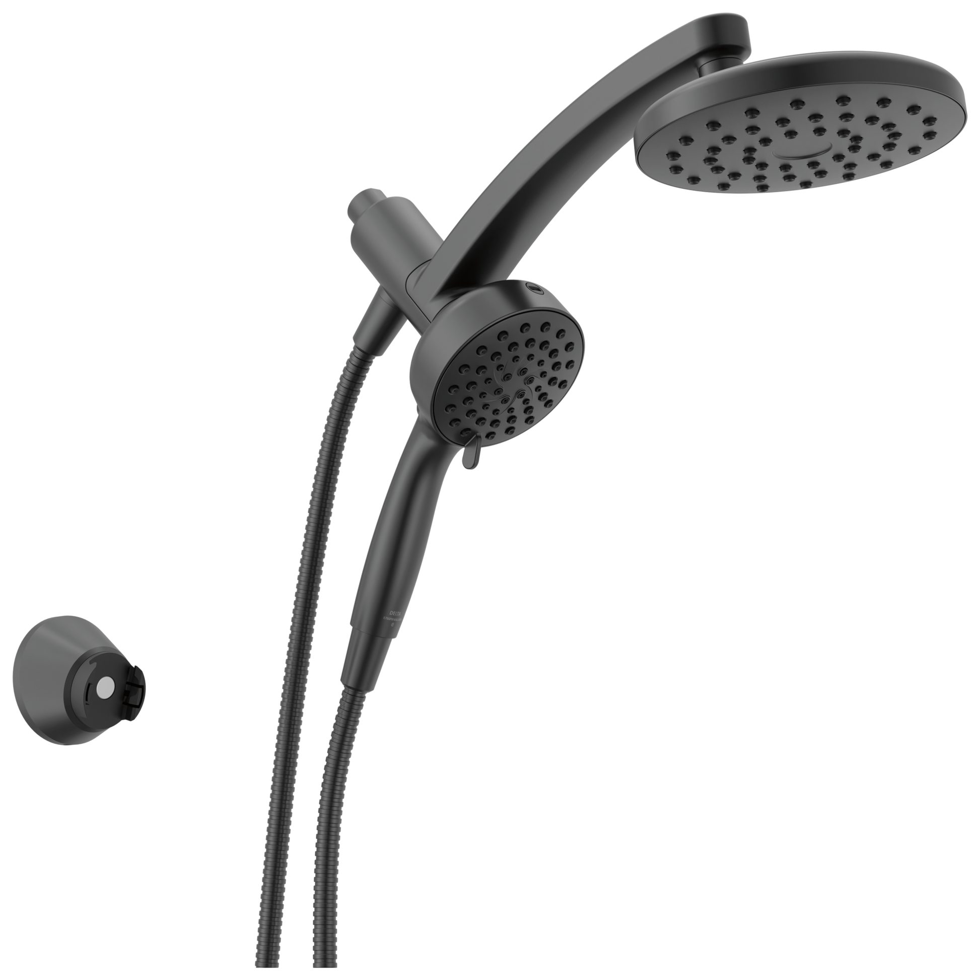 Delta Universal Showering Components 75649BL PivotPro 3-in-1 Combination Shower - Matte Black