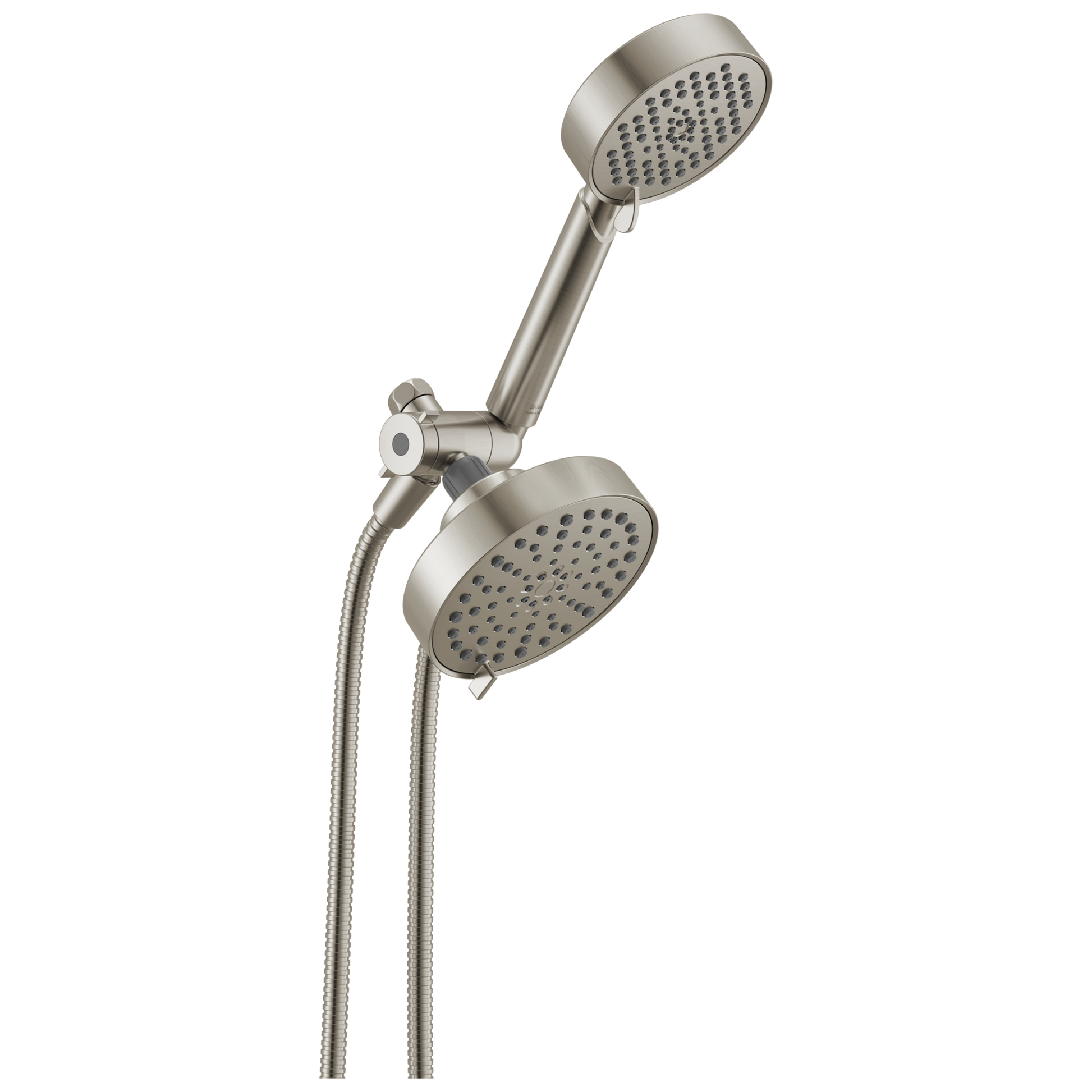 Delta Universal Showering Components 75756SS 5-Setting Two-in-One Combination Shower with Additional Mount - Stainless