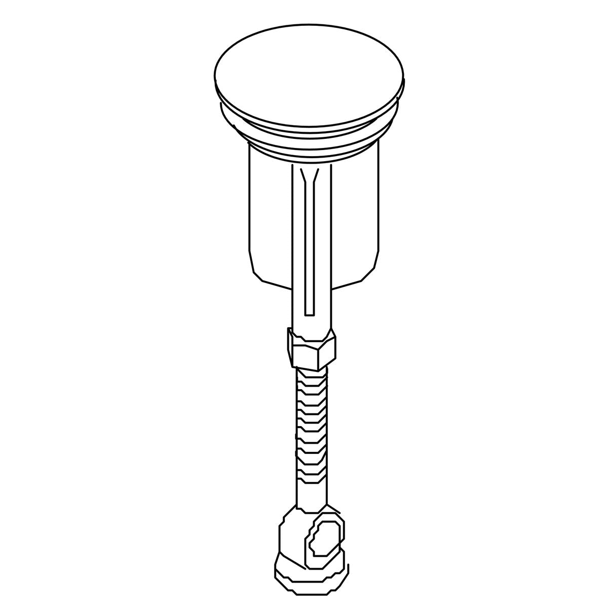 KOHLER K-78172 Stopper Assembly With Adjustable Stem – Showroom Source