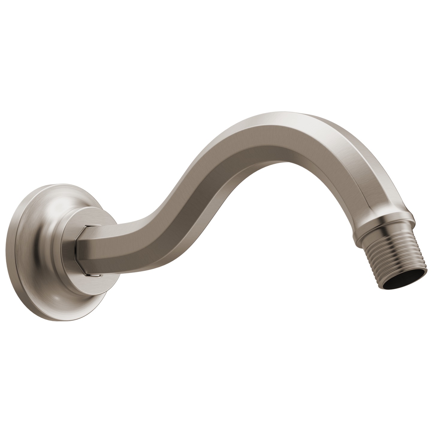 Brizo Beauclere 83865 7 1/2" Shower Arm and Flange - Luxe Nickel
