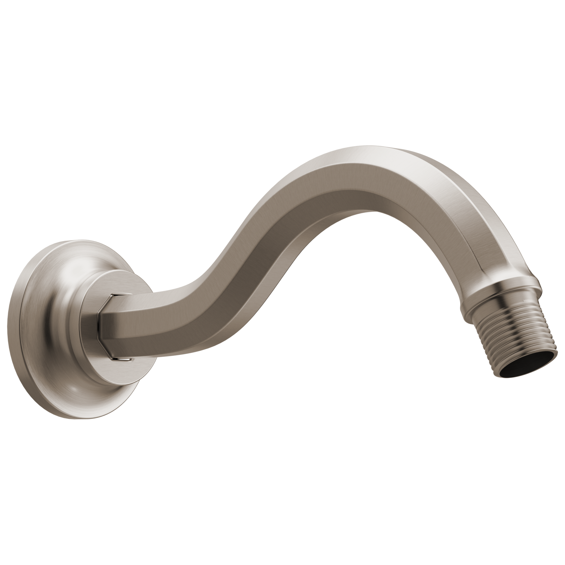 Brizo Beauclere 83865 7 1/2" Shower Arm and Flange - Luxe Nickel