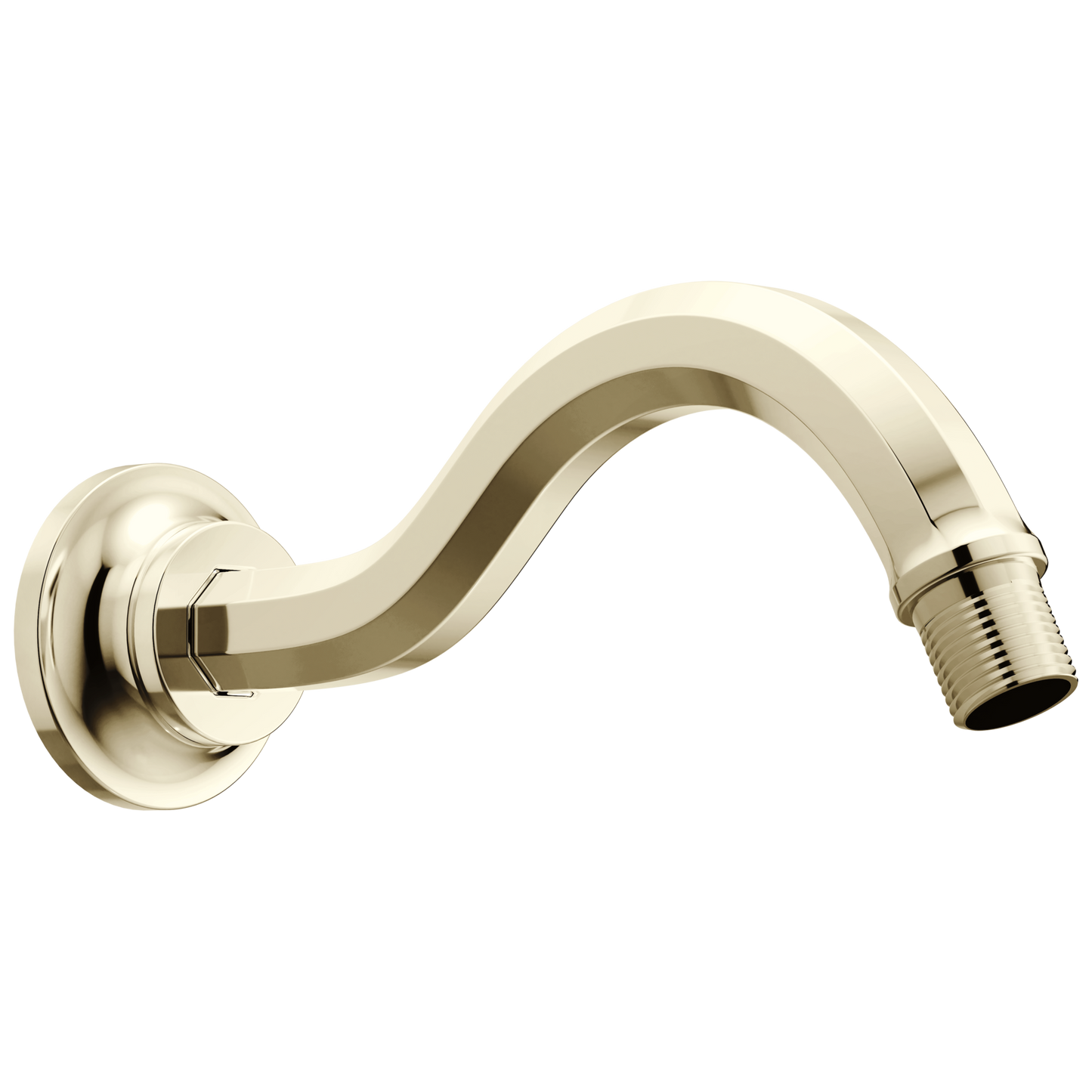 Brizo Beauclere 83865 7 1/2" Shower Arm and Flange - Polished Nickel