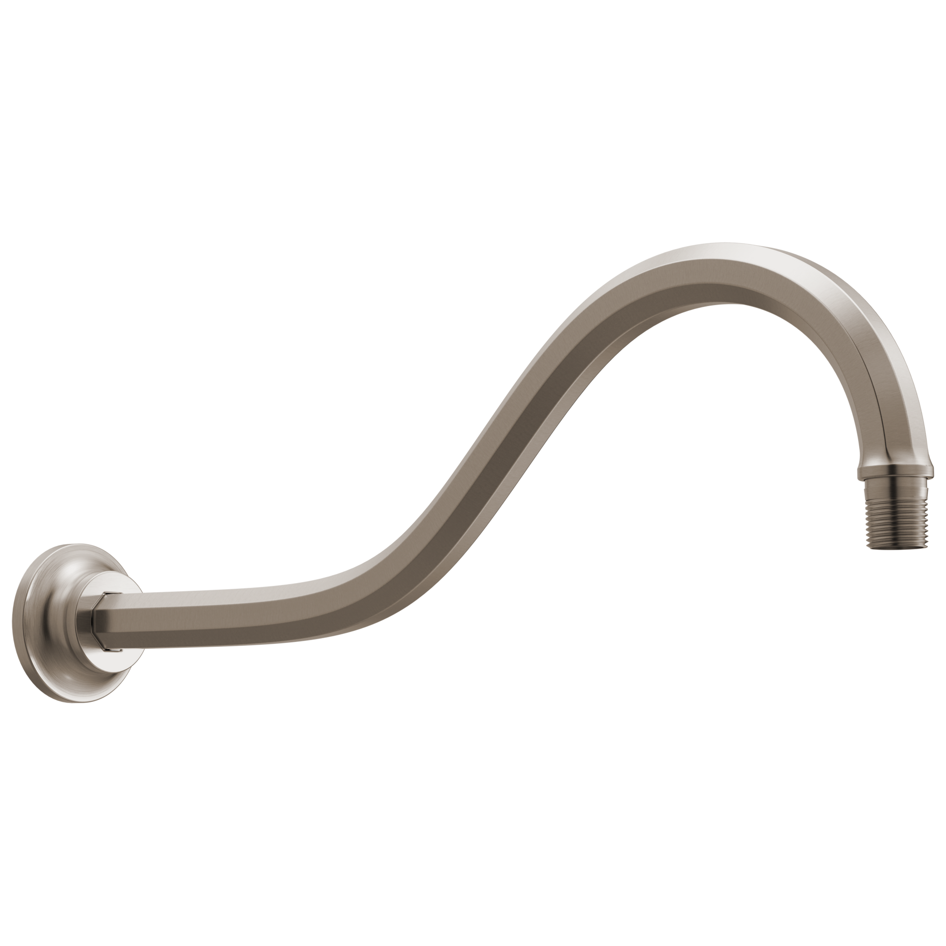 Brizo Beauclere 83965 16" Shower Arm and Flange - Luxe Nickel