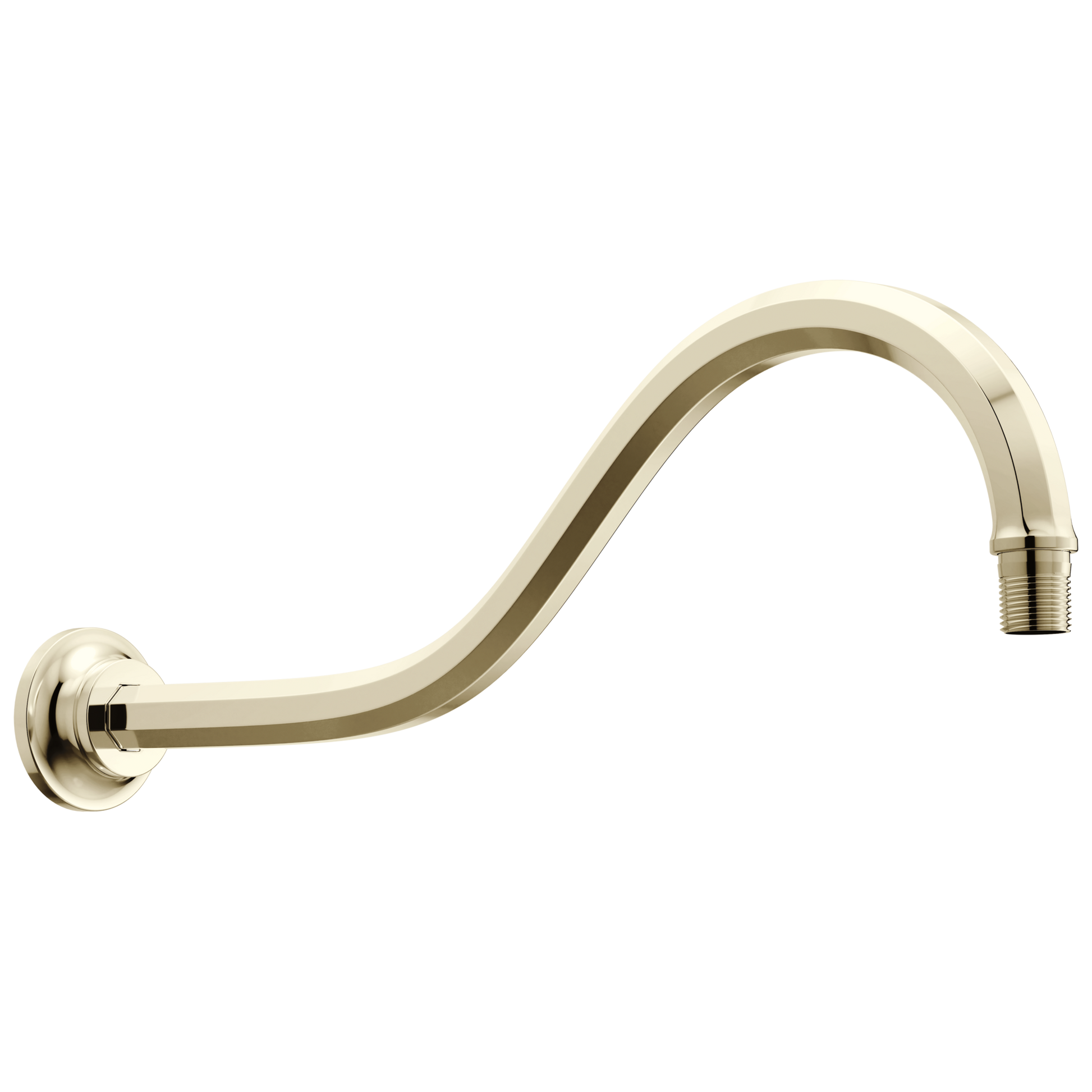 Brizo Beauclere 83965 16" Shower Arm and Flange - Polished Nickel