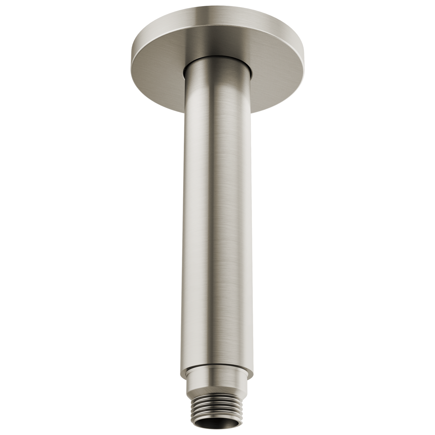 6" Dual Waterway Ceiling Mount Shower Arm and Flange