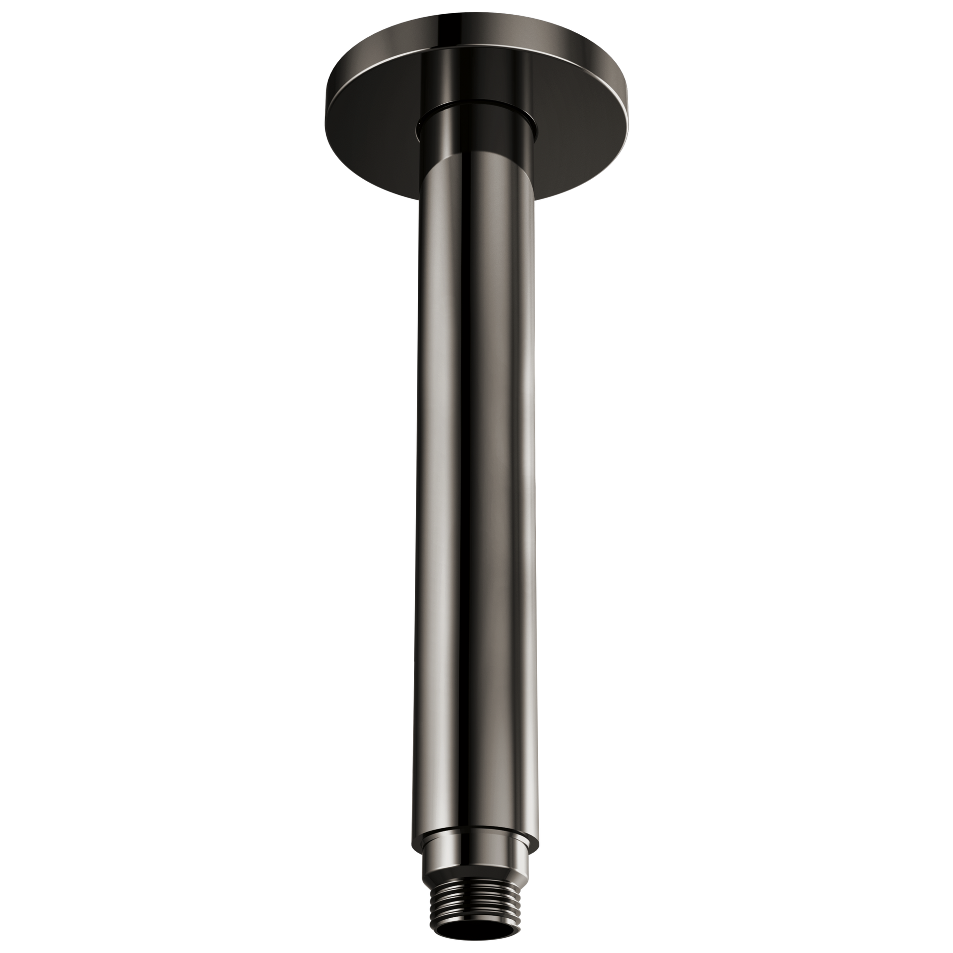 Brizo Kintsu 83992 10" Dual Waterway Ceiling Mount Shower Arm and Flange - Brilliance Black Onyx