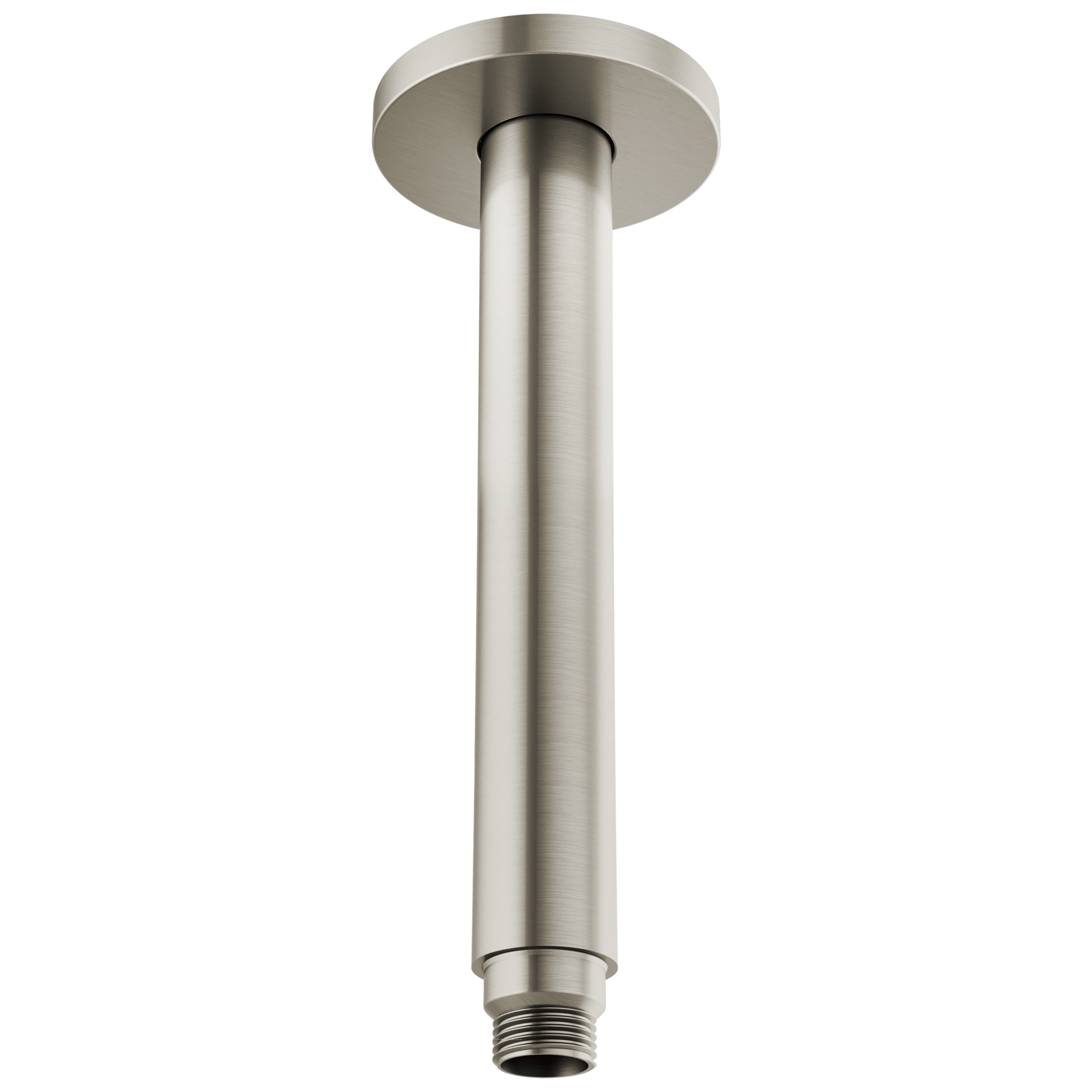 Brizo Kintsu 83992 10" Dual Waterway Ceiling Mount Shower Arm and Flange - Luxe Nickel