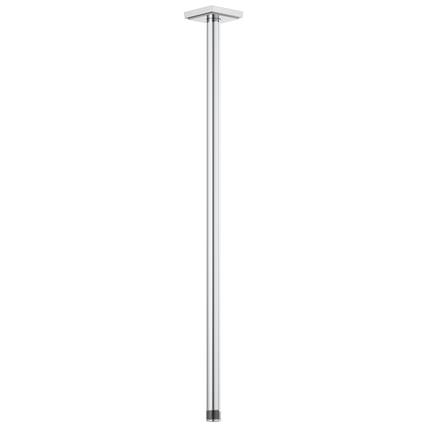 24" Ceiling Mount Shower Arm And Square Flange