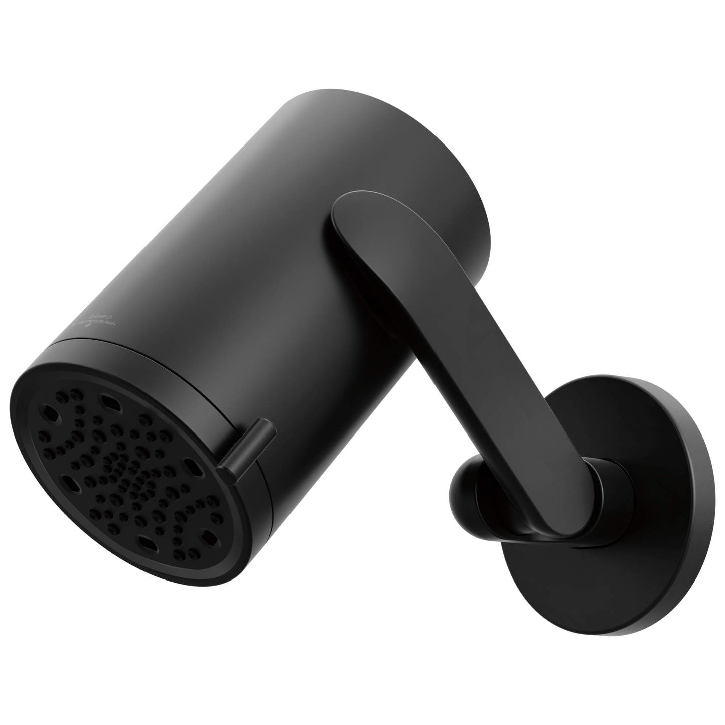 Brizo Roccesco 873111 Multi-Function Sconce Wall Mount Shower Head with Jointed Shower Arm and Flange - 1.75 GPM - Matte Black