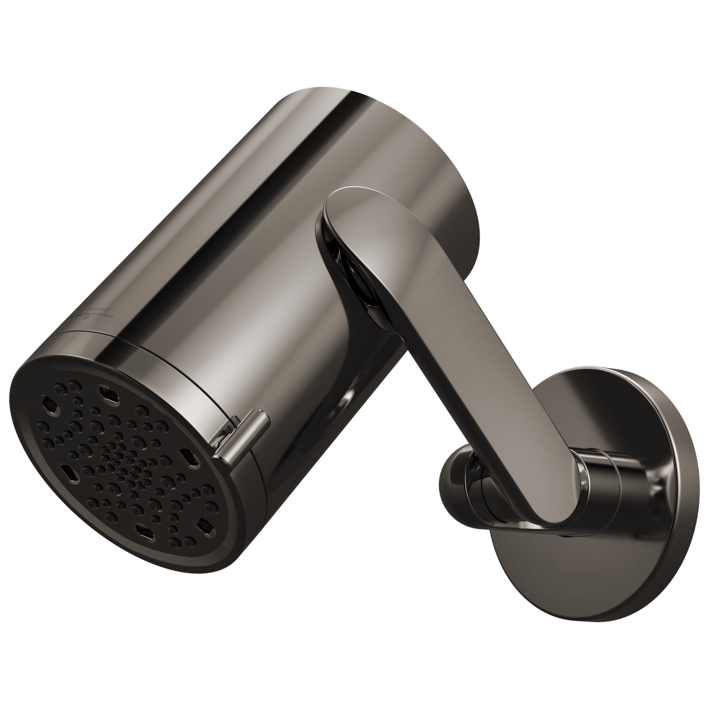 Brizo Roccesco 873111 Multi-Function Sconce Wall Mount Shower Head with Jointed Shower Arm and Flange - 1.75 GPM - Brilliance Black Onyx