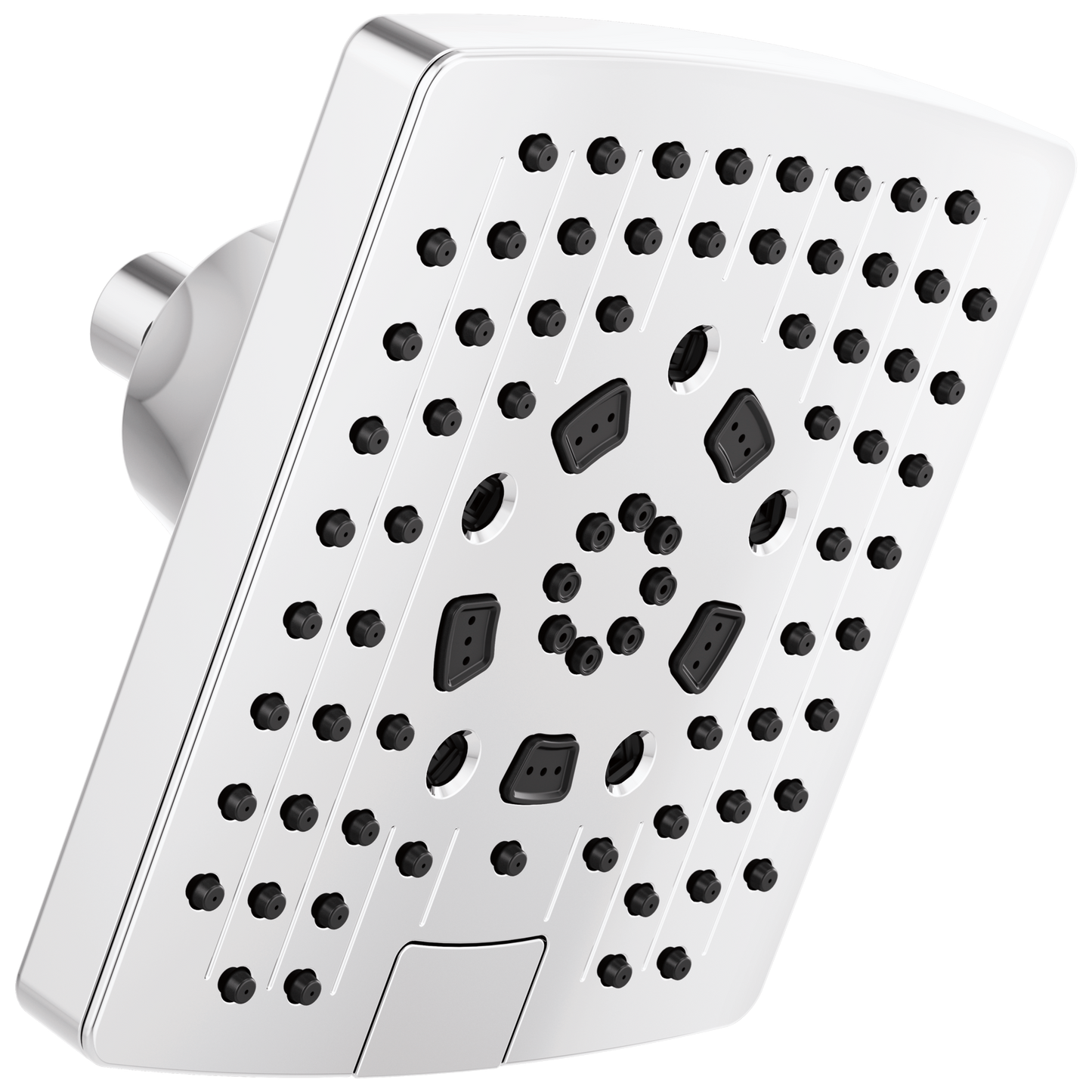 Brizo Essential Shower 87406 7” Linear Square H20Kinetic Multi-Function Wall Mount Showerhead - Chrome
