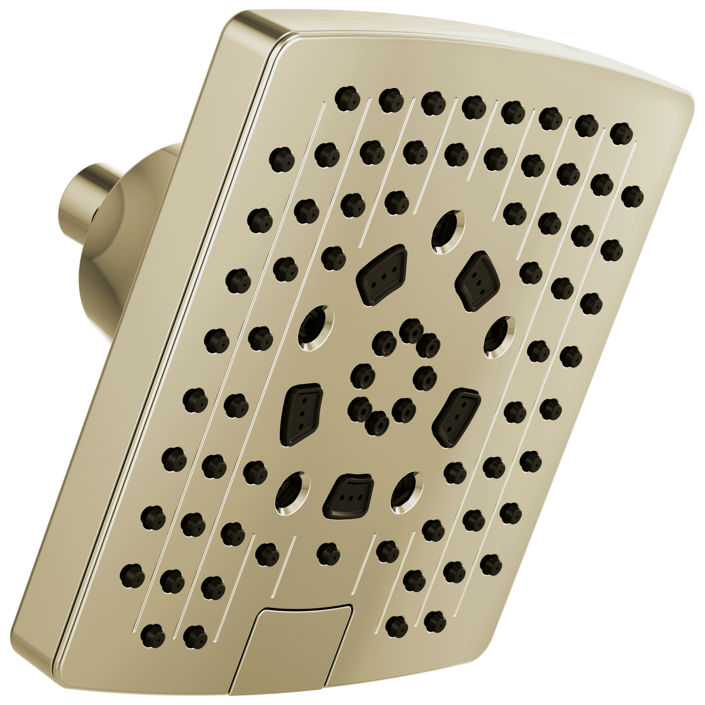 Brizo Essential Shower 87406 7” Linear Square H20Kinetic Multi-Function Wall Mount Showerhead - Polished Nickel