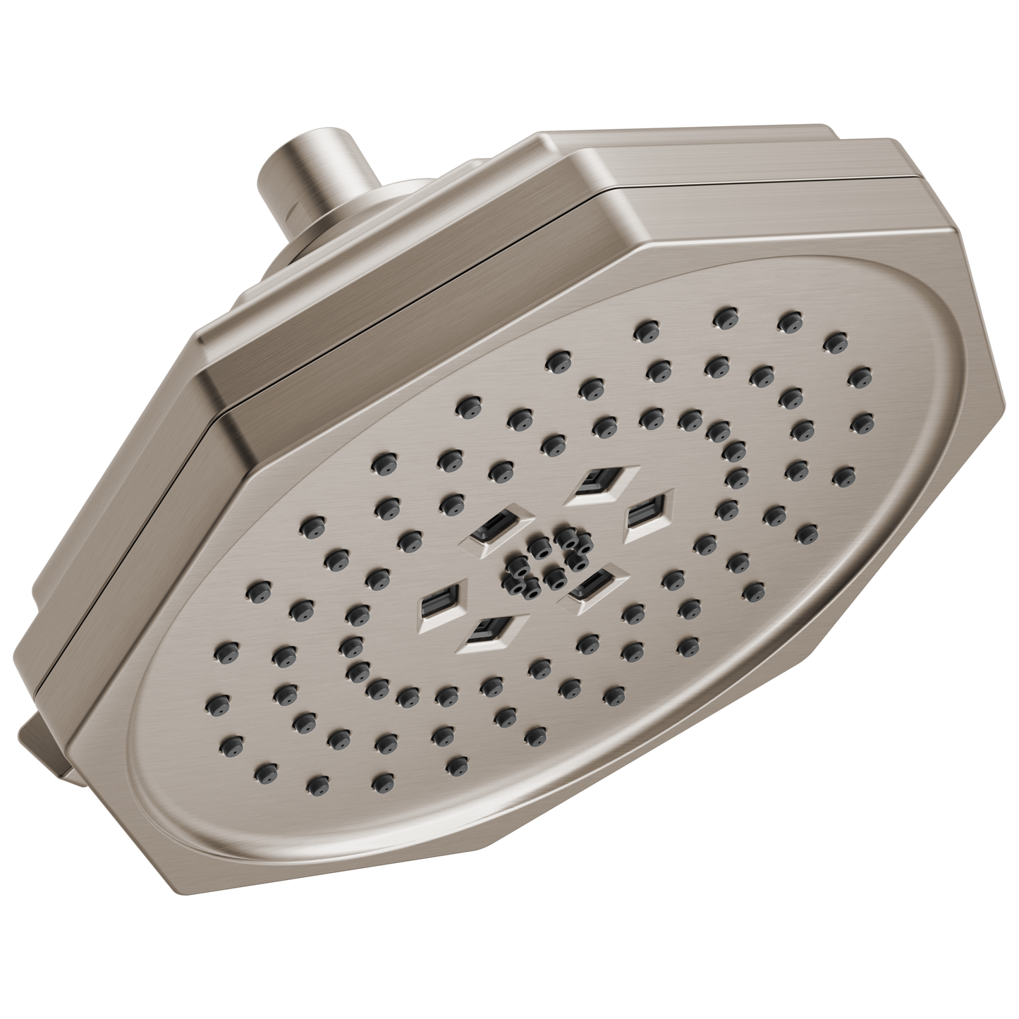 Brizo Beauclere 87465 8" H2OKINETIC Multi-Function Shower Head - Luxe Nickel