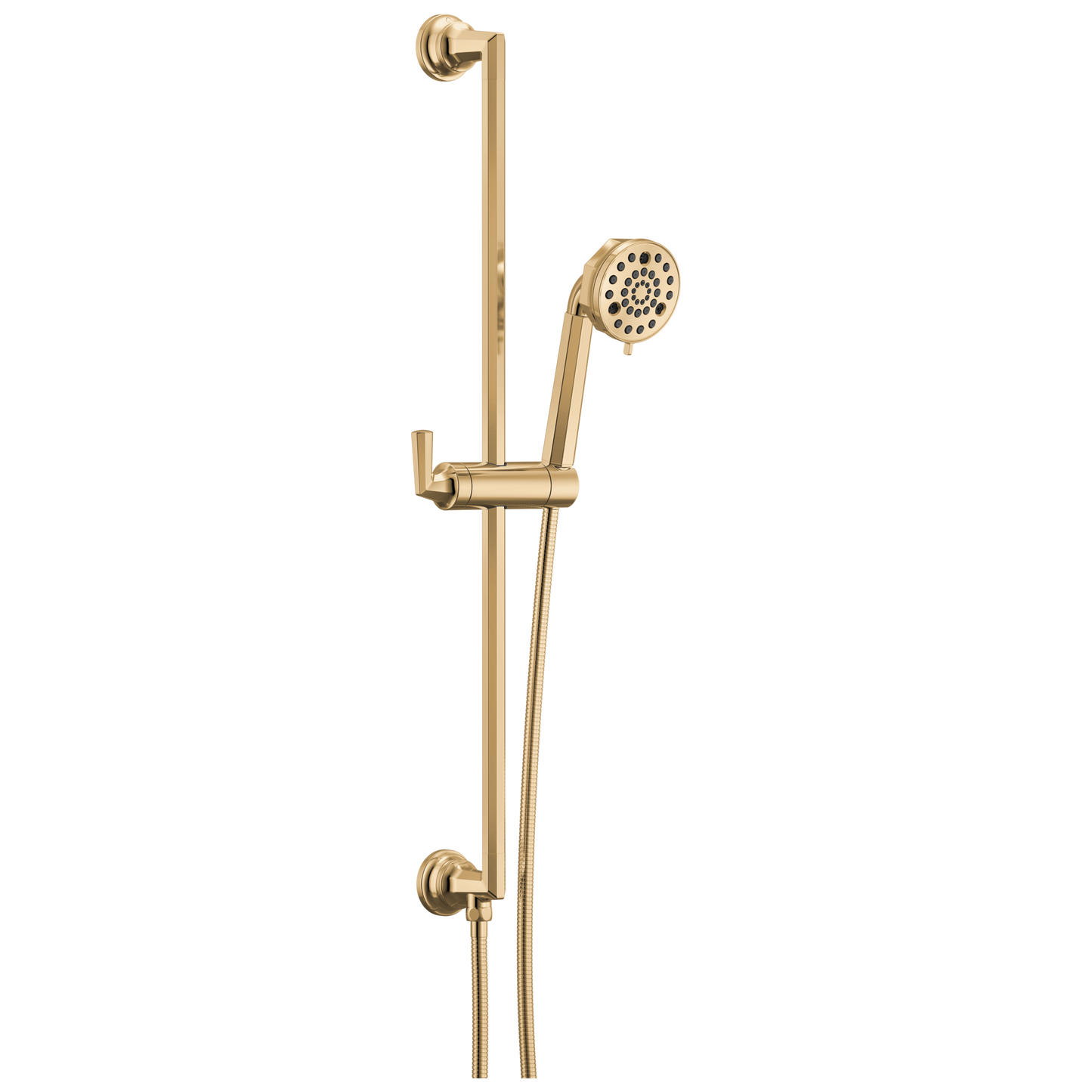 Brizo Beauclere 88765 Multi-Function Slide-Bar Hand Shower - Polished Gold