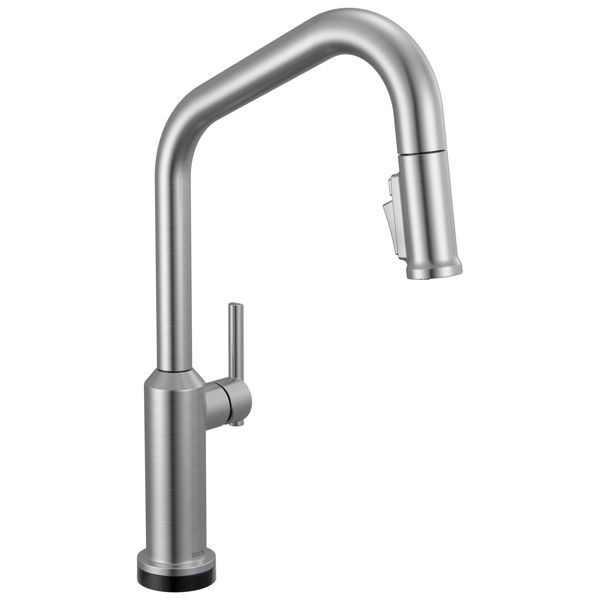 Delta Cordova 9085TL Touch2O Technology Kitchen Faucet with Touchless Technology - Lumicoat Arctic Stainless