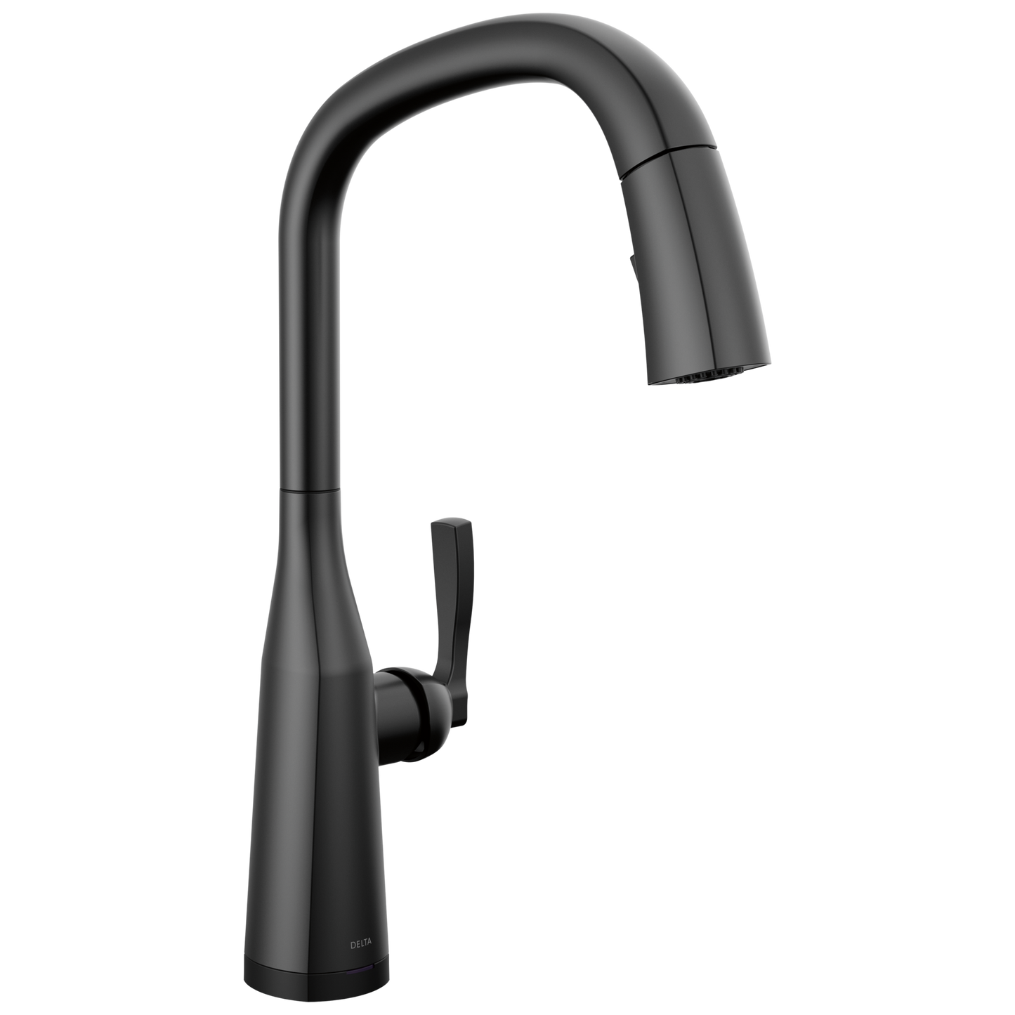 Delta Stryke 9176TLV VoiceIQ Single Handle Pull-Down Faucet with TouchTouch 2O Technology - Matte Black