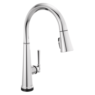 Delta Emmeline: Single Handle Pull Down Kitchen Faucet with Touch2O Technology 