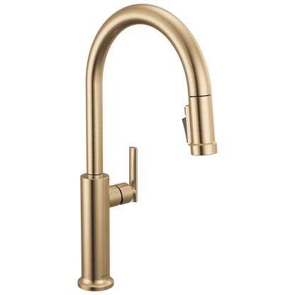 Delta Altado 9186 Single Handle Pull-Down Kitchen Faucet - Champagne Bronze