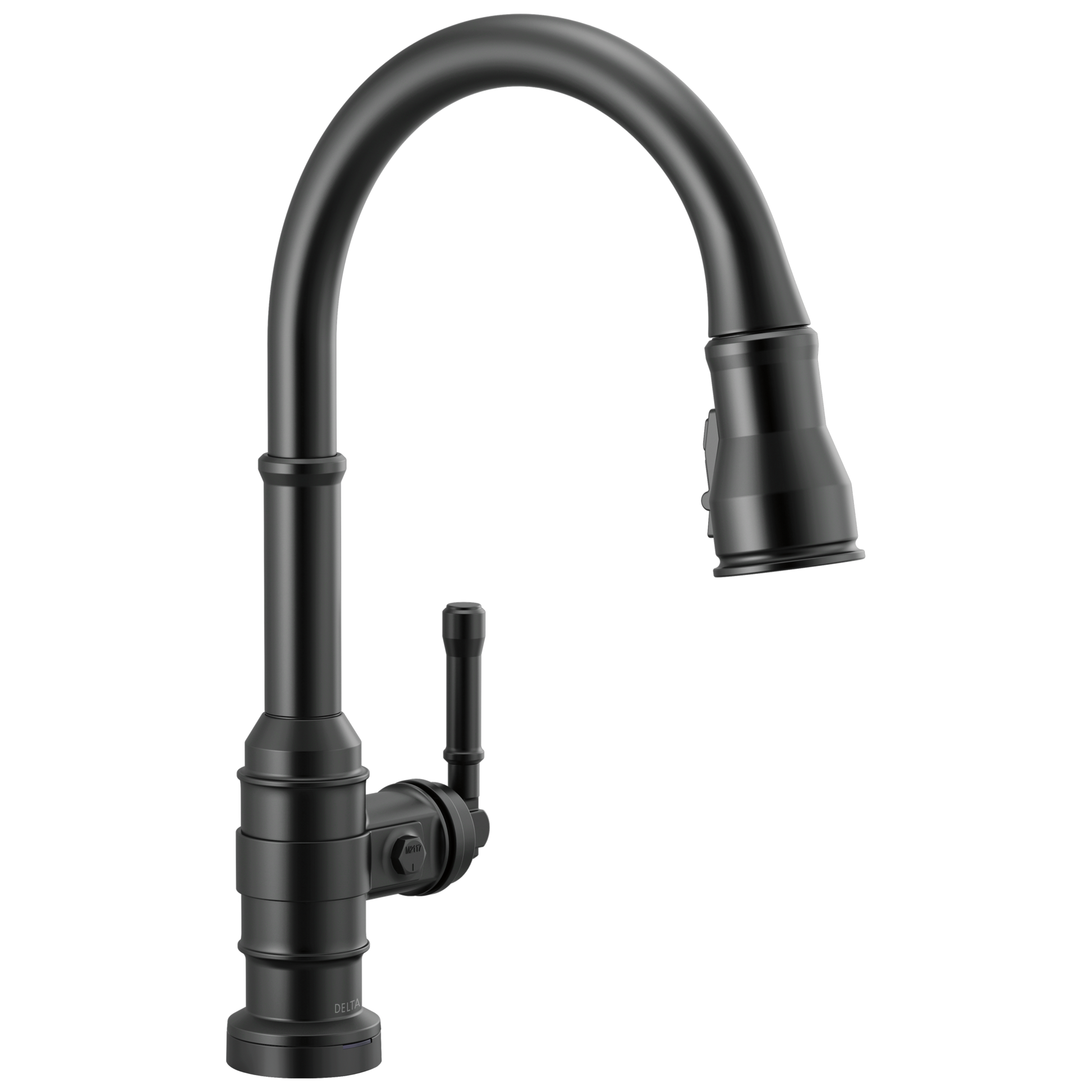 Delta Broderick 9190TL TouchTouch 2O Technology Kitchen Faucet with Touchless Technology - Matte Black