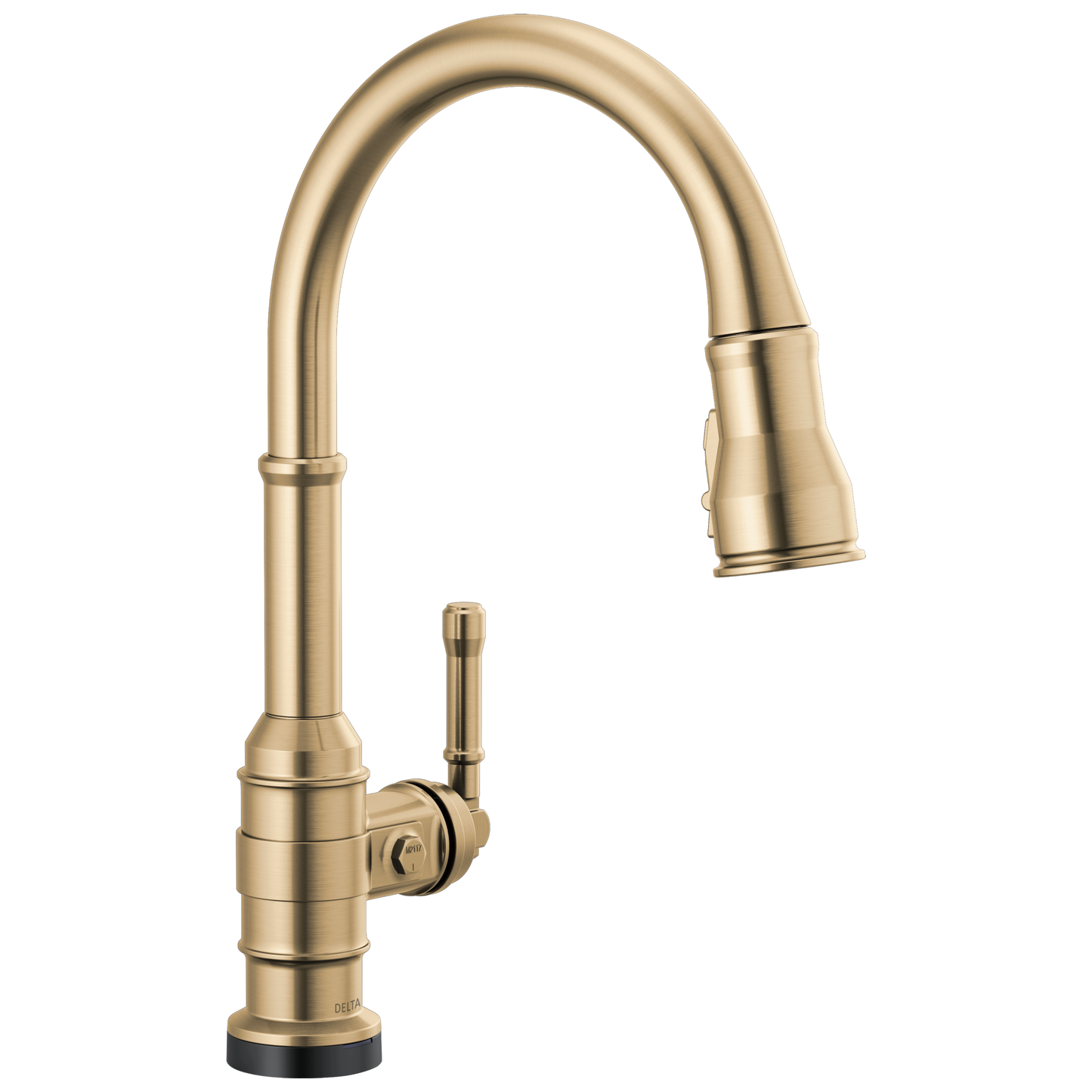 Delta Broderick 9190TL TouchTouch 2O Technology Kitchen Faucet with Touchless Technology - Champagne Bronze