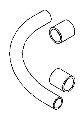 KOHLER K-93838 1" PVC TUBE SERVICE KIT