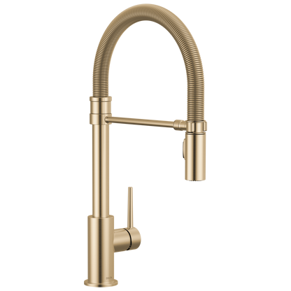 Single-Handle Pull-Down Spring Kitchen Faucet