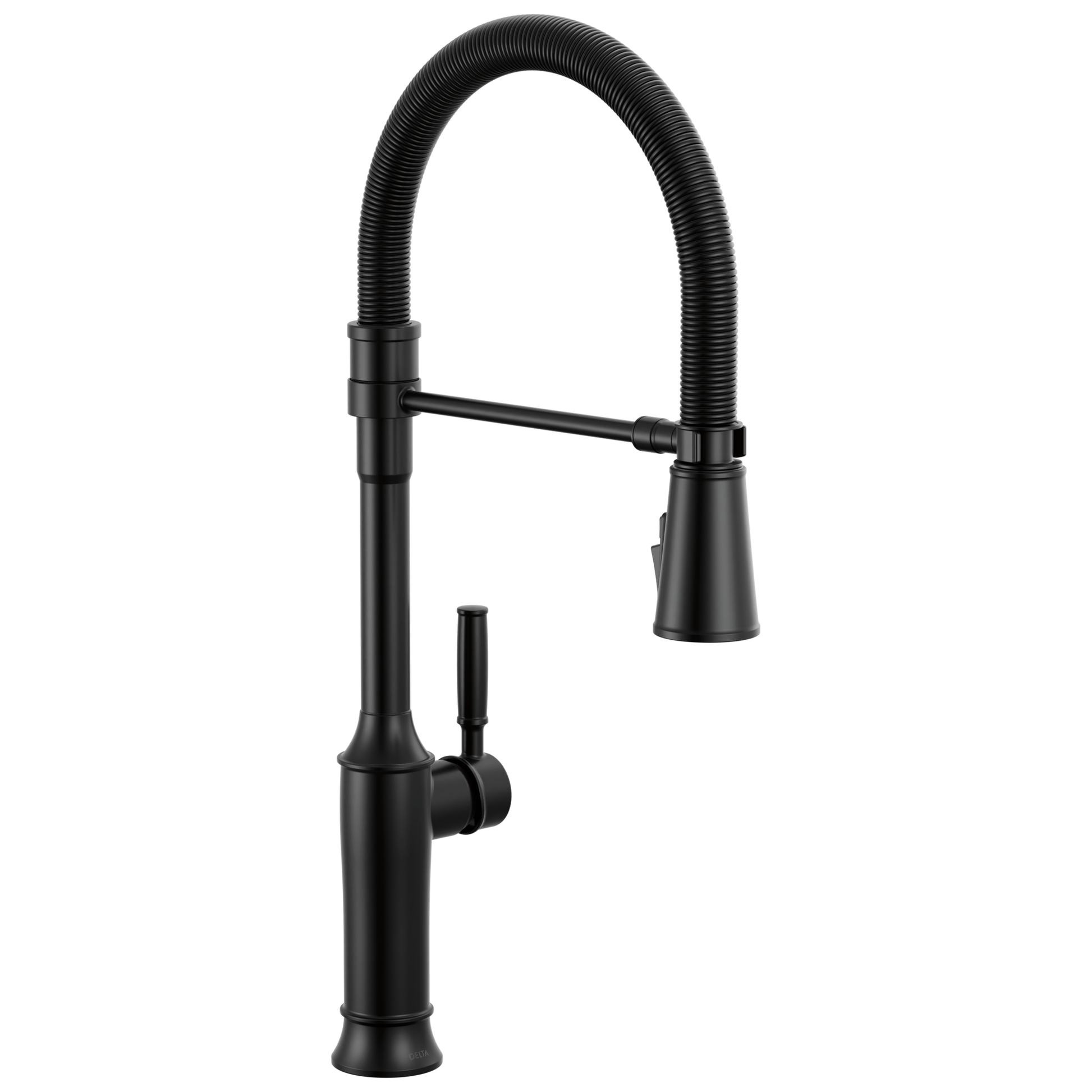 Delta Renaldi 9684 Single-Handle Pull-Down Spring Kitchen Faucet - Matte Black