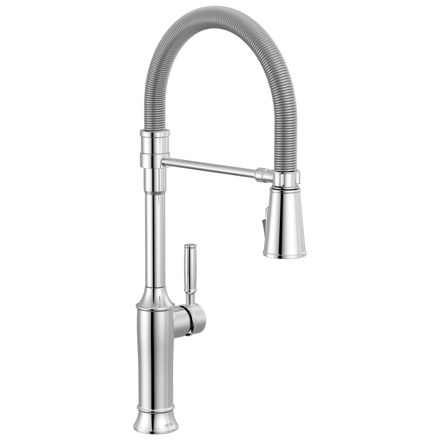 Delta Renaldi 9684 Single-Handle Pull-Down Spring Kitchen Faucet - Lumicoat Chrome