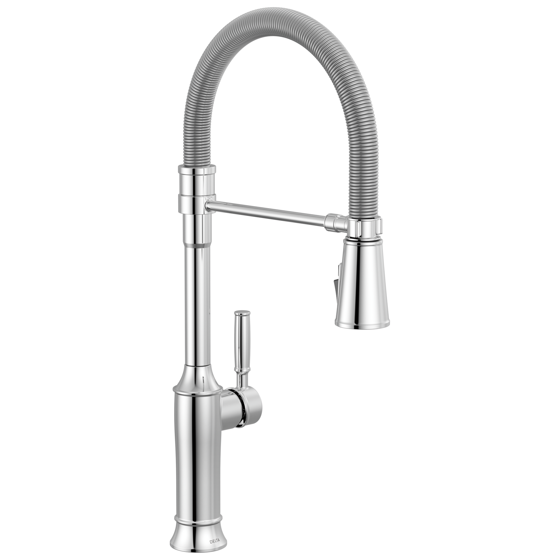 Delta Renaldi 9684 Single-Handle Pull-Down Spring Kitchen Faucet - Lumicoat Chrome