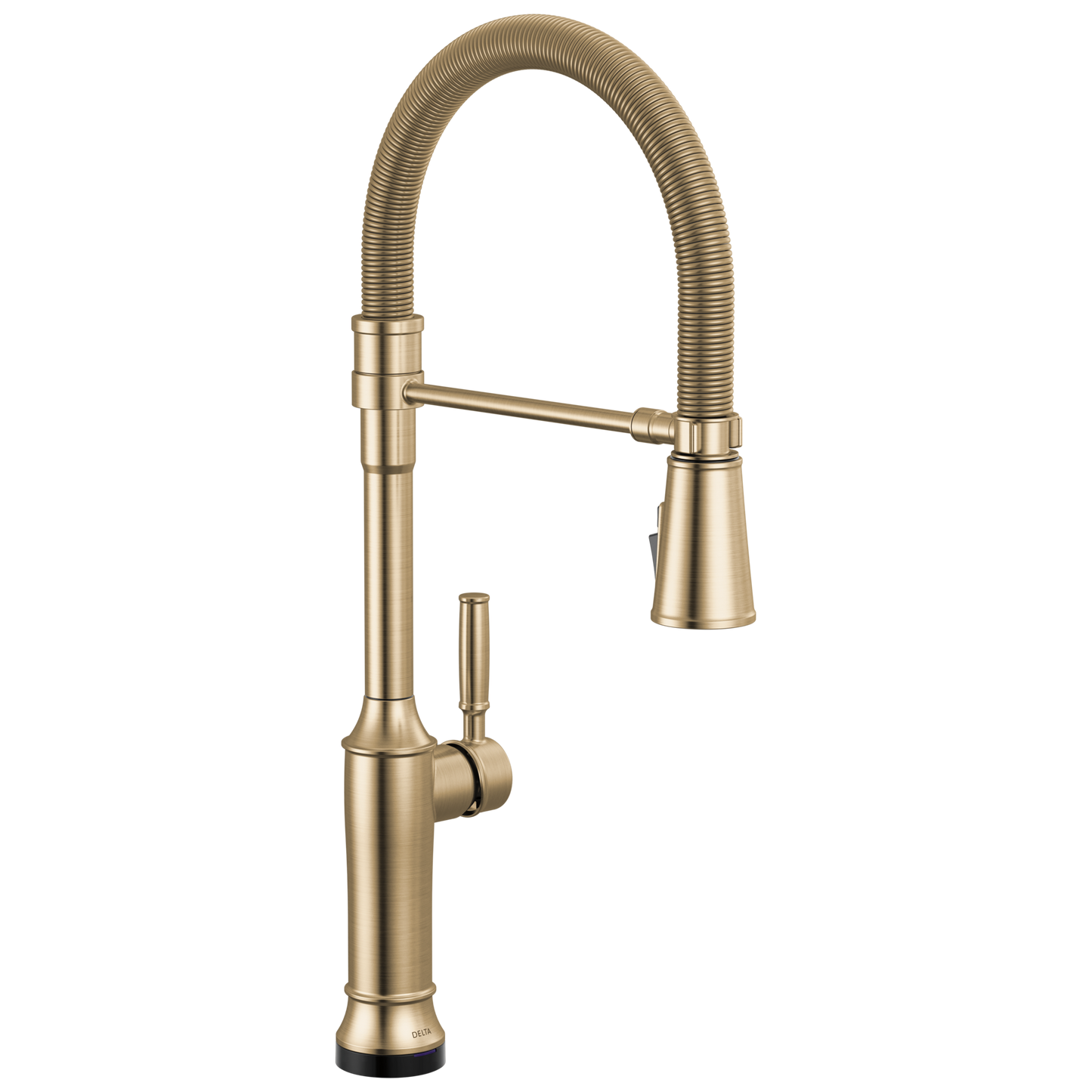 Delta Renaldi 9684TL Touch2O Technology Kitchen Faucet with Touchless Technology - Lumicoat Champagne Bronze