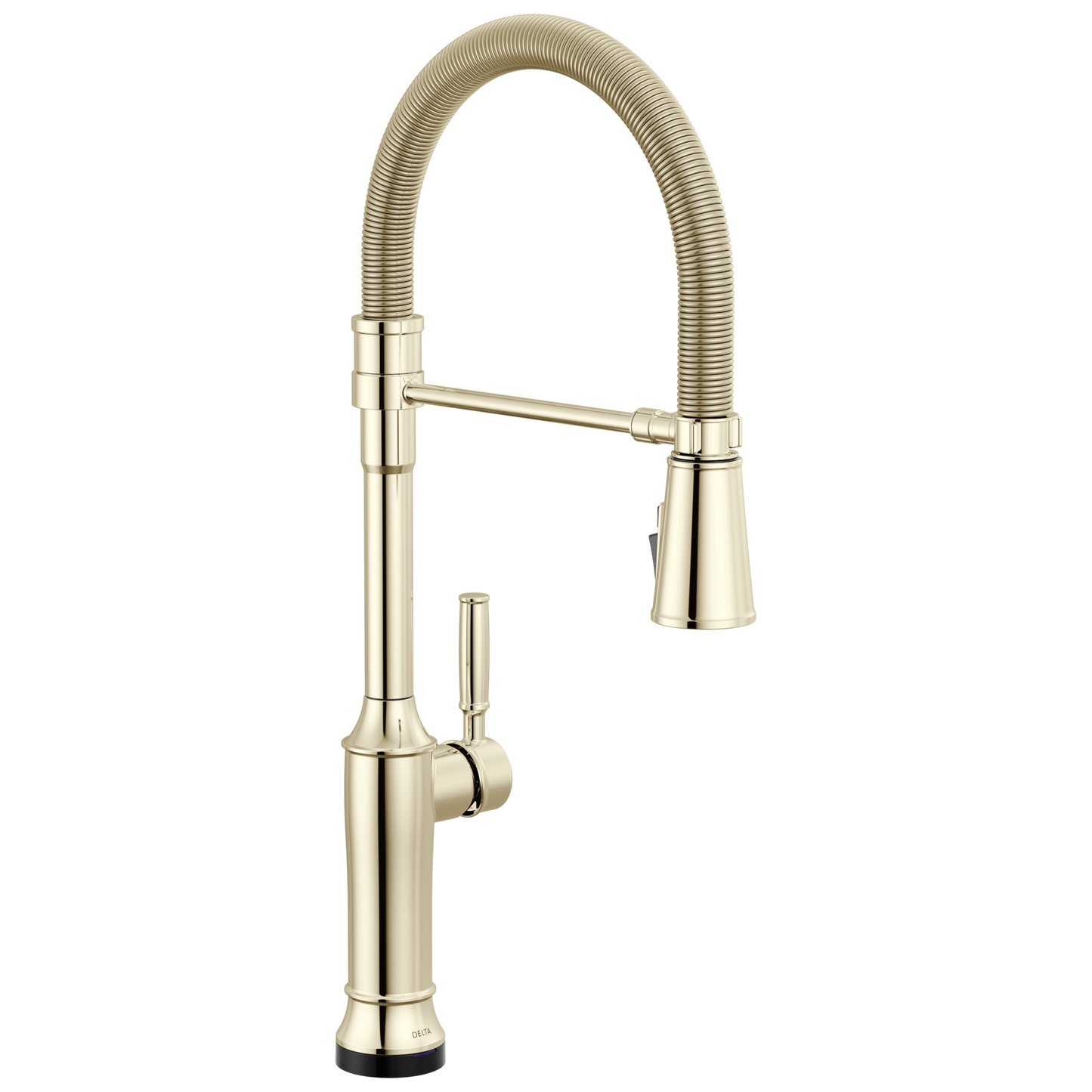 Delta Renaldi 9684TL Touch2O Technology Kitchen Faucet with Touchless Technology - Lumicoat Polished Nickel
