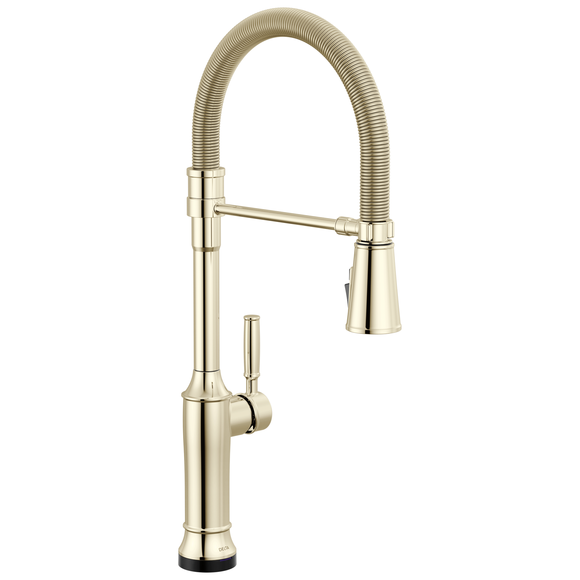 Delta Renaldi 9684TL Touch2O Technology Kitchen Faucet with Touchless Technology - Lumicoat Polished Nickel