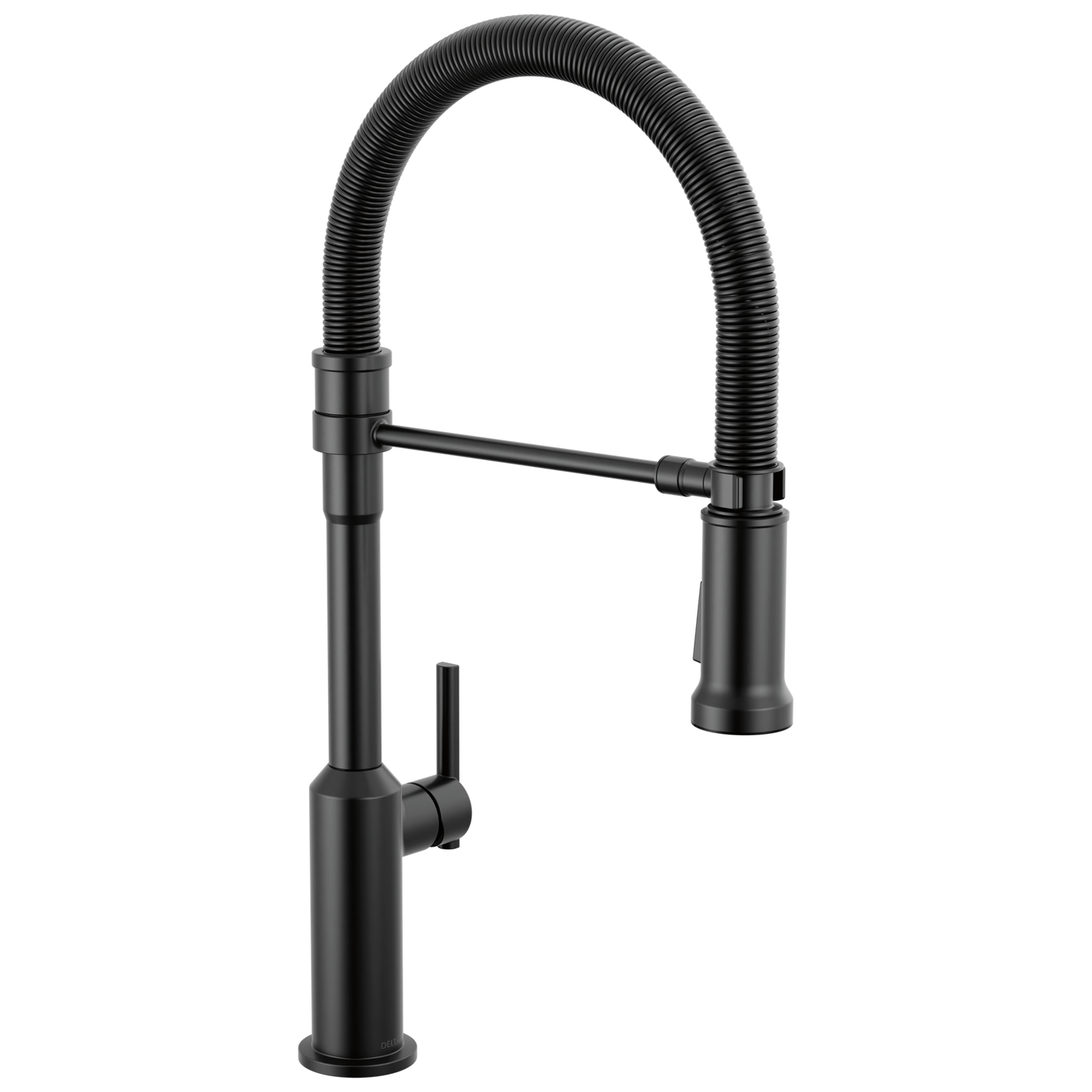 Delta Cordova 9685 Single Handle Pull-Down Kitchen Faucet With Spring Spout - Matte Black