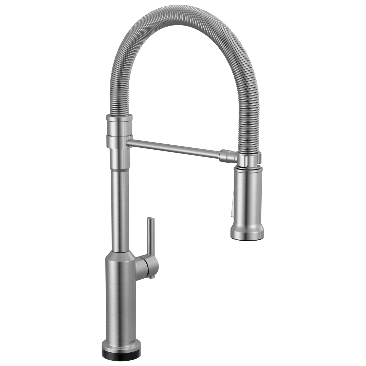 Delta Cordova 9685TL Touch2O Technology Kitchen Faucet with Touchless Technology - Lumicoat Arctic Stainless