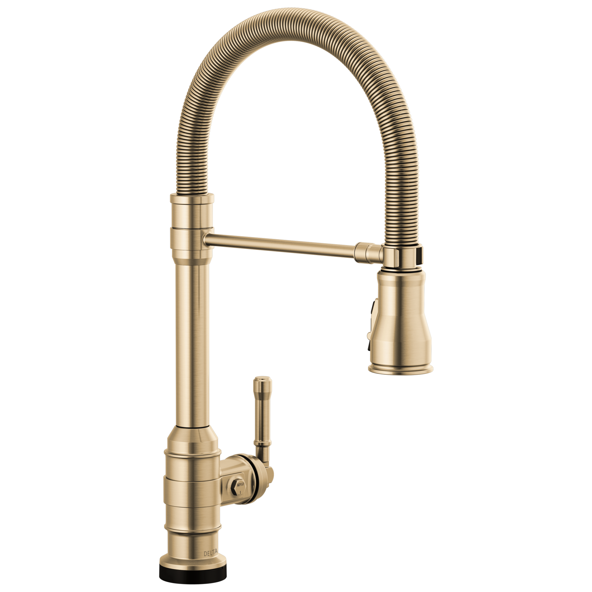 Delta Broderick 9690TL TouchTouch 2O Technology Kitchen Faucet with Touchless Technology - Champagne Bronze