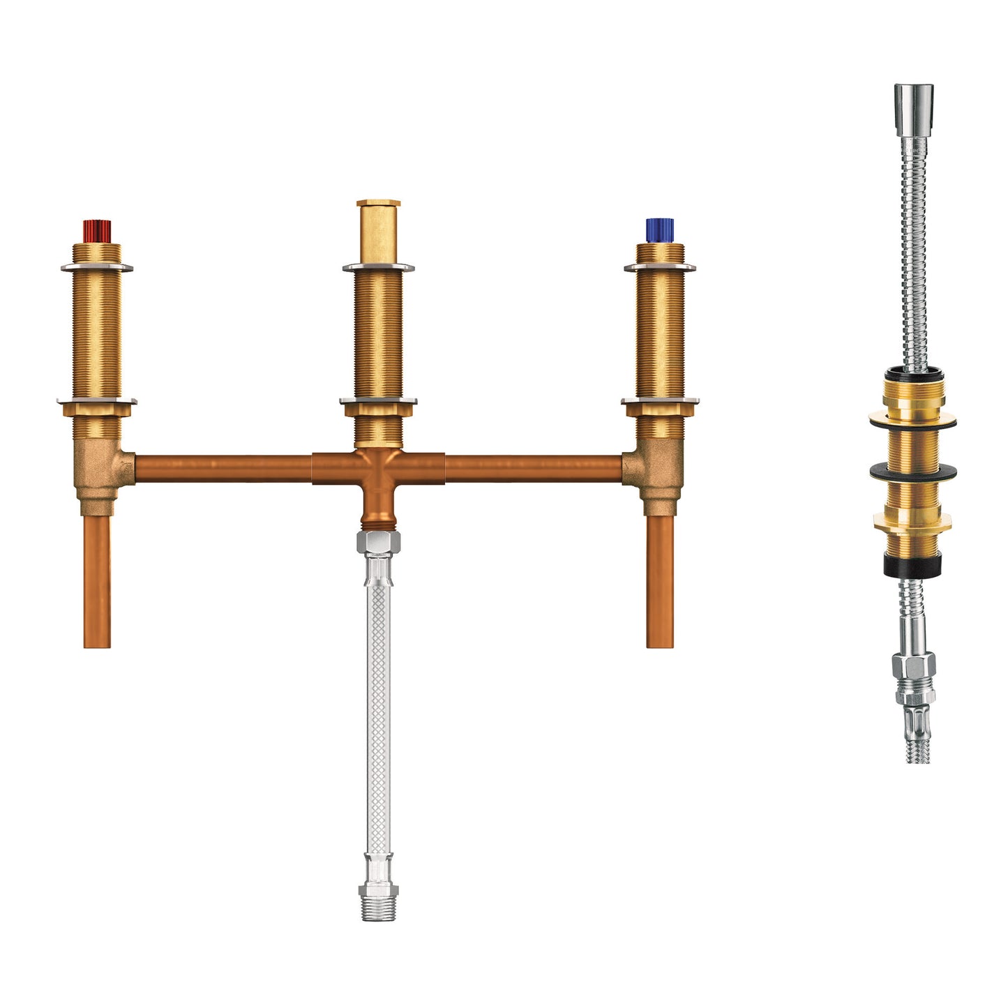 Moen 9796 Roman tub with diverter 10" center 1/2" CC connection