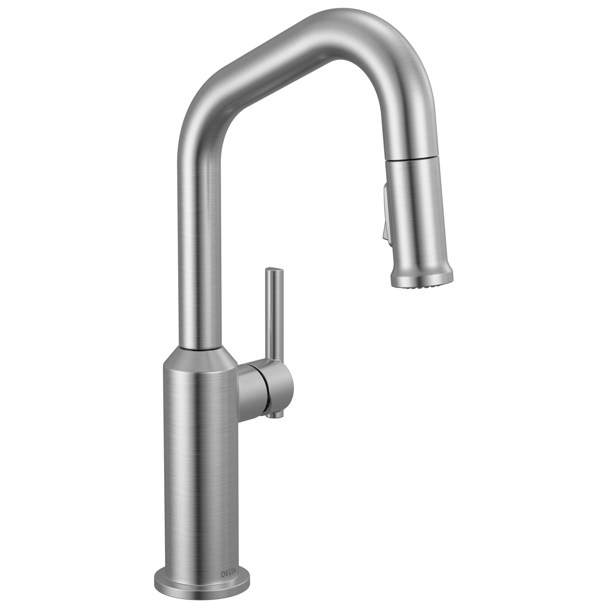 Delta Cordova 9885 Single Handle Pull-Down Bar/Prep Faucet - Lumicoat Arctic Stainless