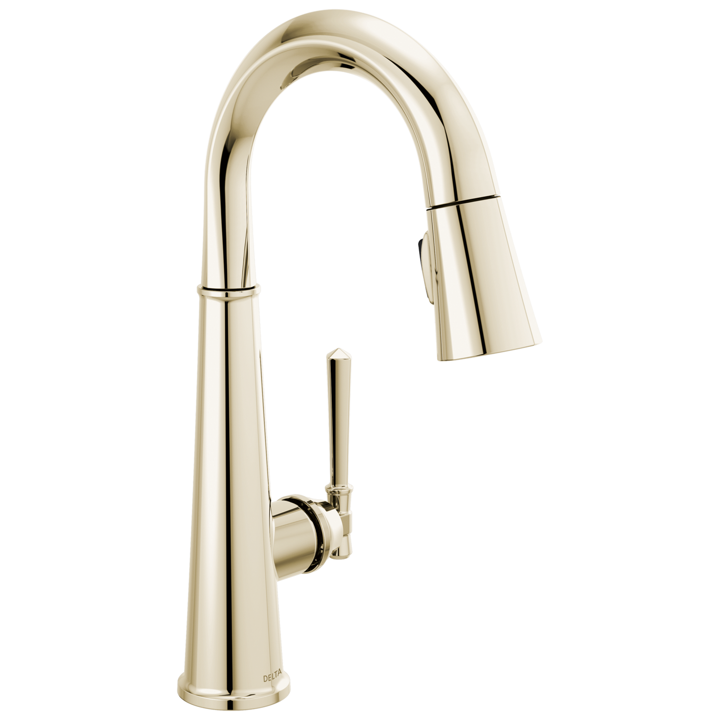 Delta Emmeline 9982 Single Handle Pull-Down Bar / Prep Faucet - Lumicoat Polished Nickel