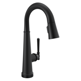 Delta Emmeline: Single Handle Pull Down Bar/Prep Faucet with Touch2O Technology