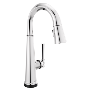 Delta Emmeline: Single Handle Pull Down Bar/Prep Faucet with Touch2O Technology