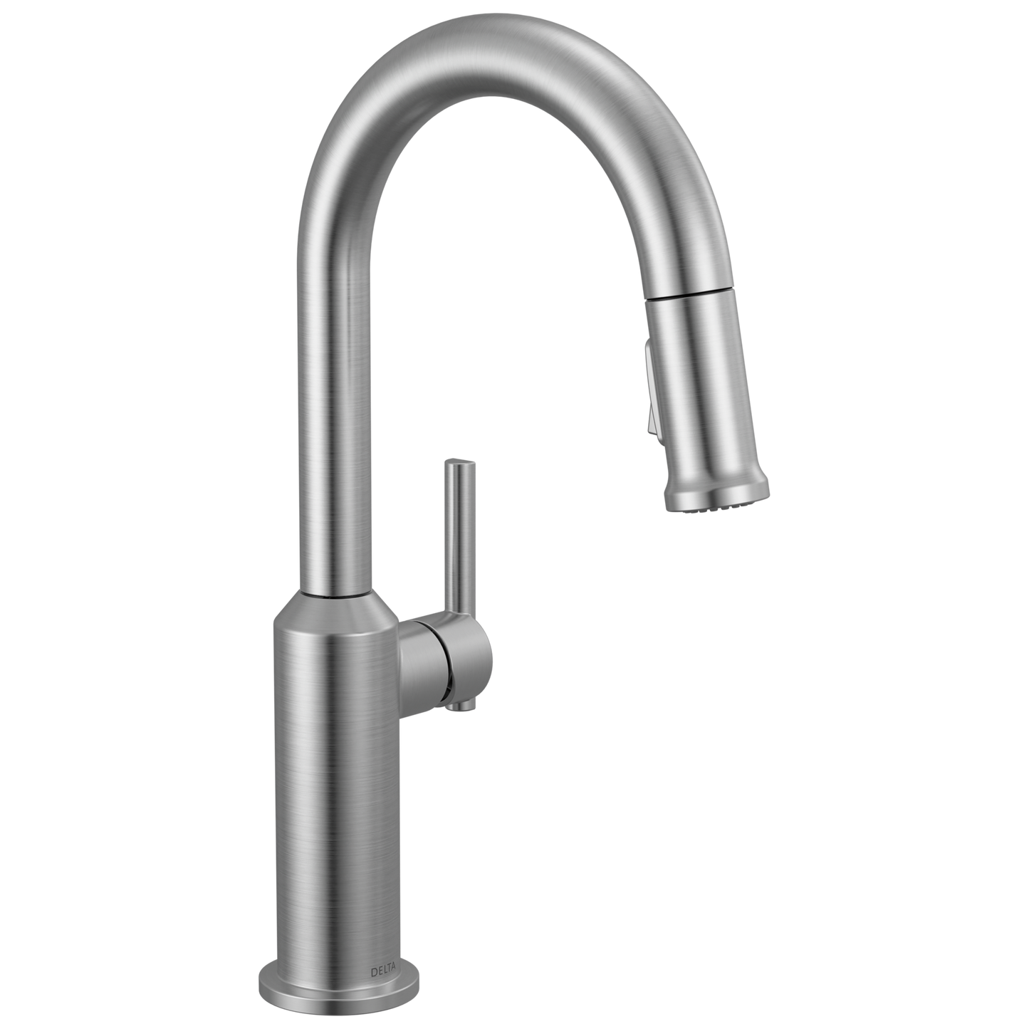 Delta Cordova 9985 Single Handle Pull-Down Bar/Prep Faucet - Lumicoat Arctic Stainless