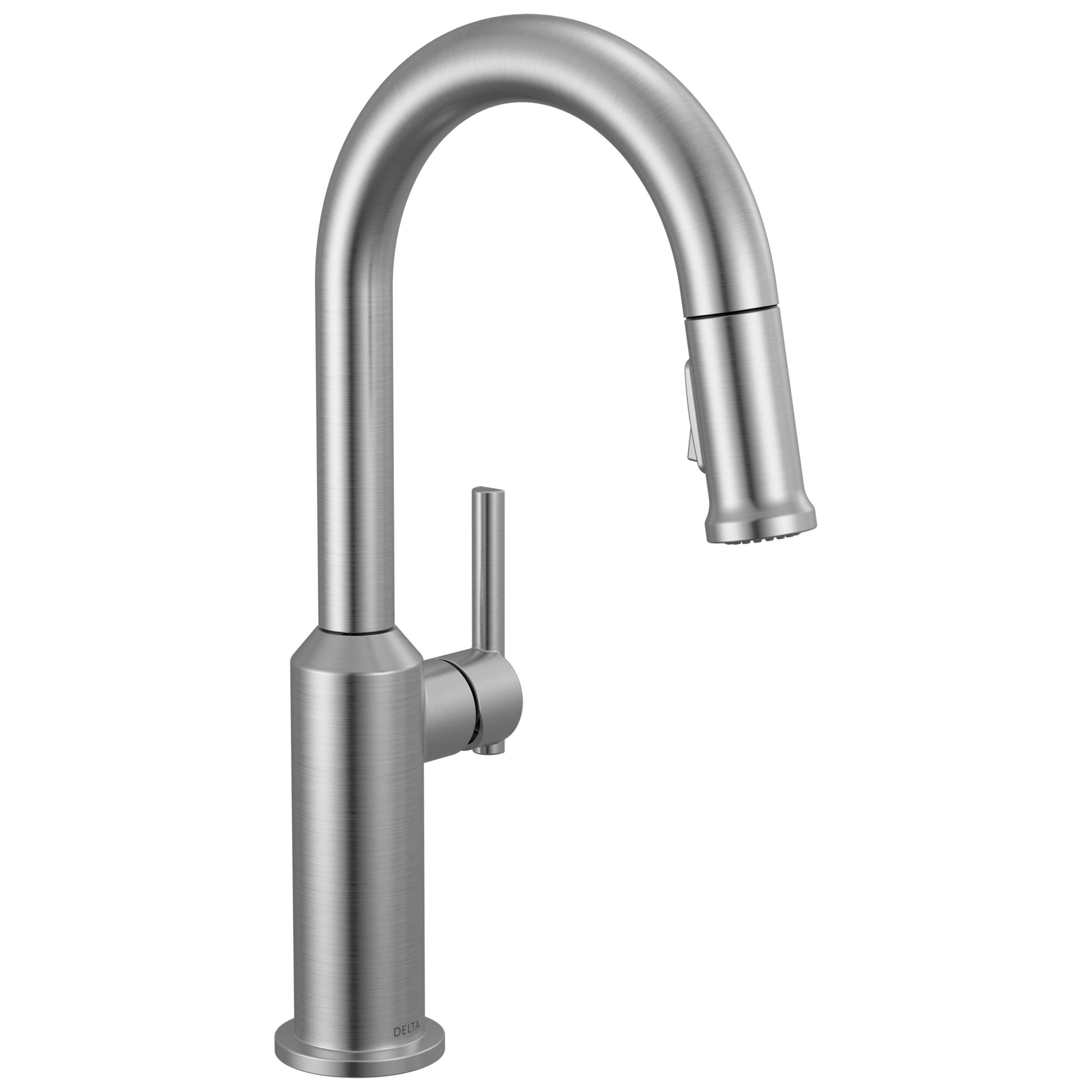 Delta Cordova 9985 Single Handle Pull-Down Bar/Prep Faucet - Lumicoat Arctic Stainless