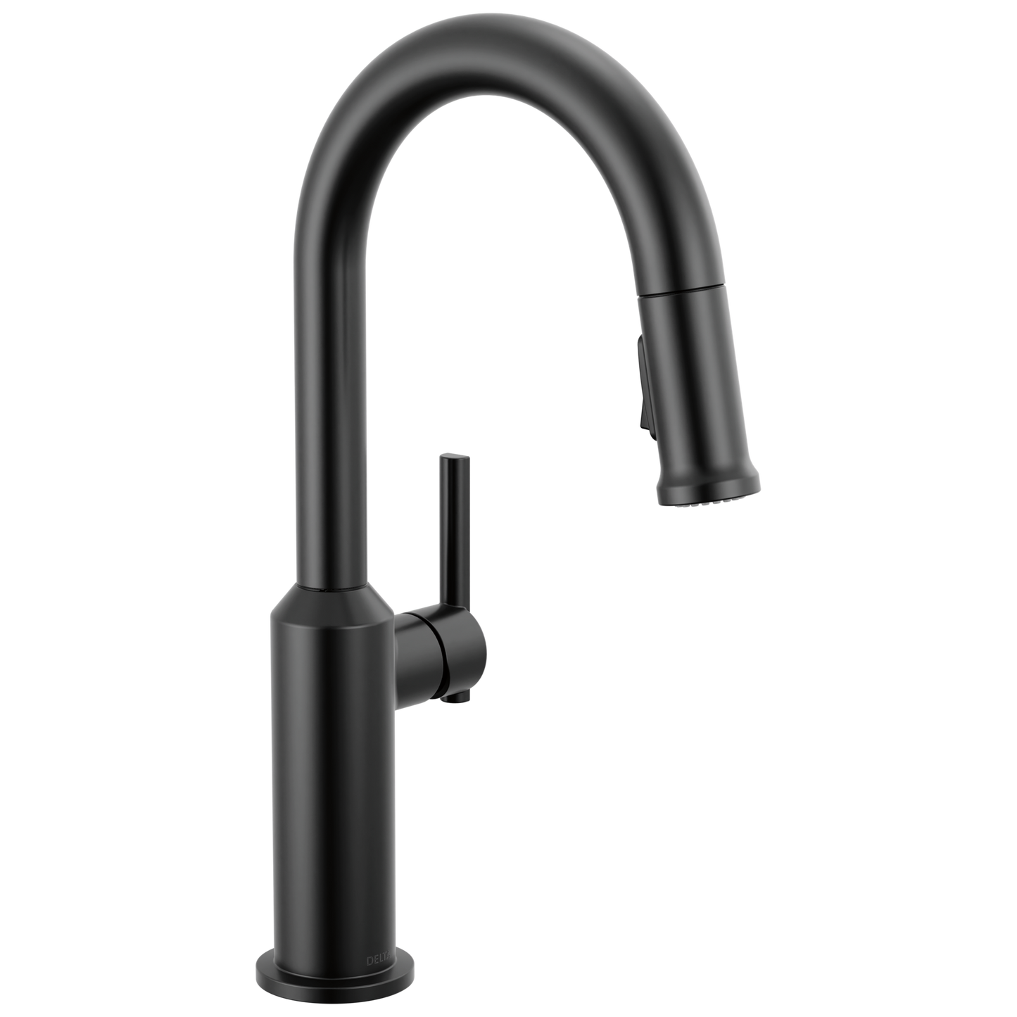 Delta Cordova 9985 Single Handle Pull-Down Bar/Prep Faucet - Matte Black
