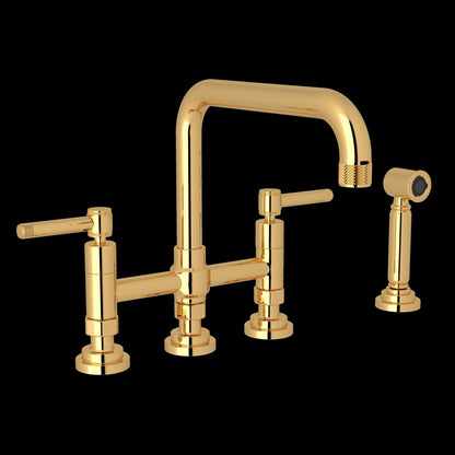 ROHL A3358WS Campo Bridge Kitchen Faucet With Side Spray